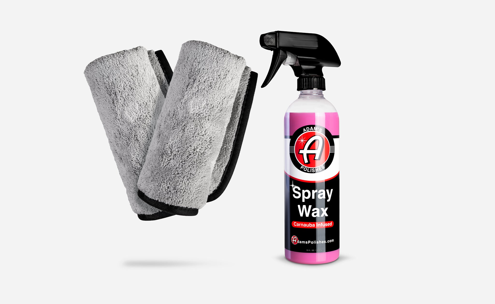 Adam's Spray Wax & Microfiber Combo