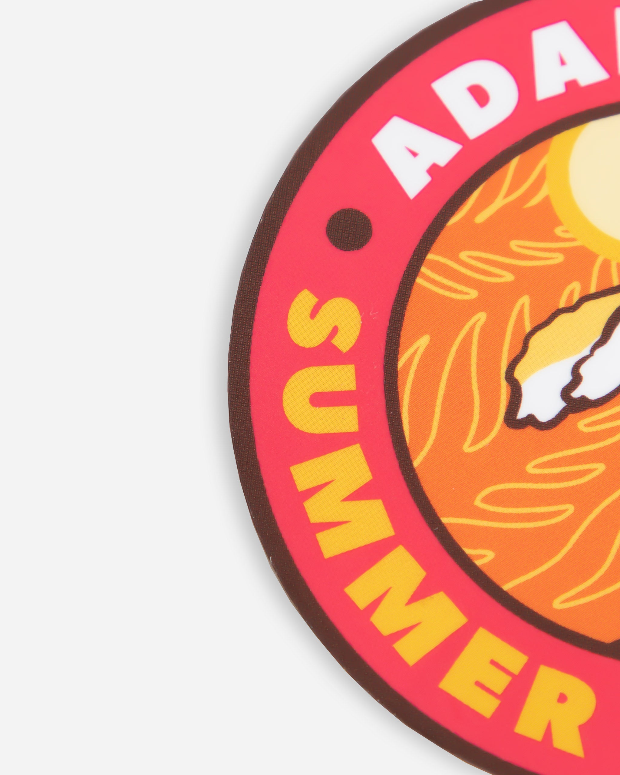 Adam's Summer Circle Sticker