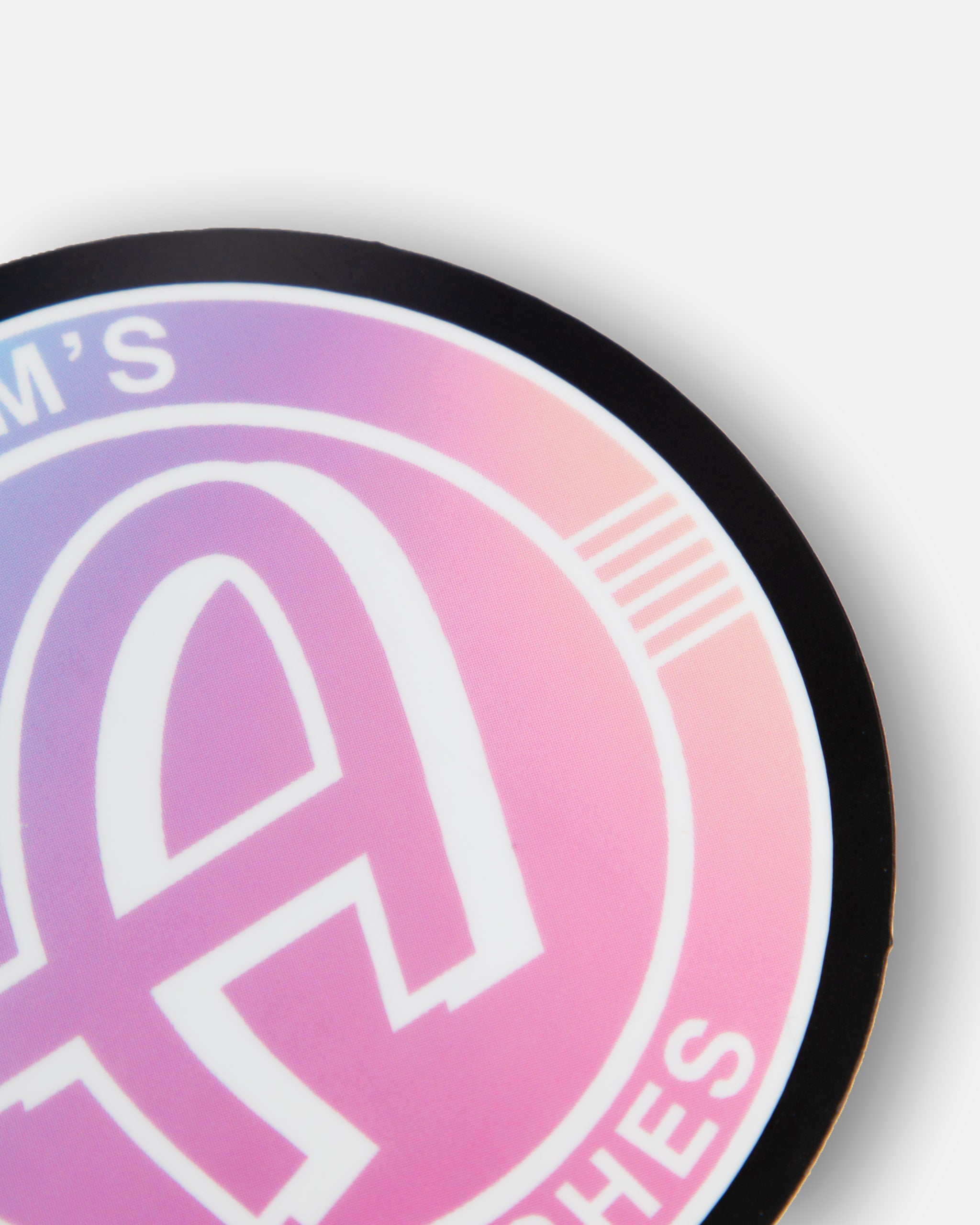 Adam's Unicorn Circle A Logo Sticker