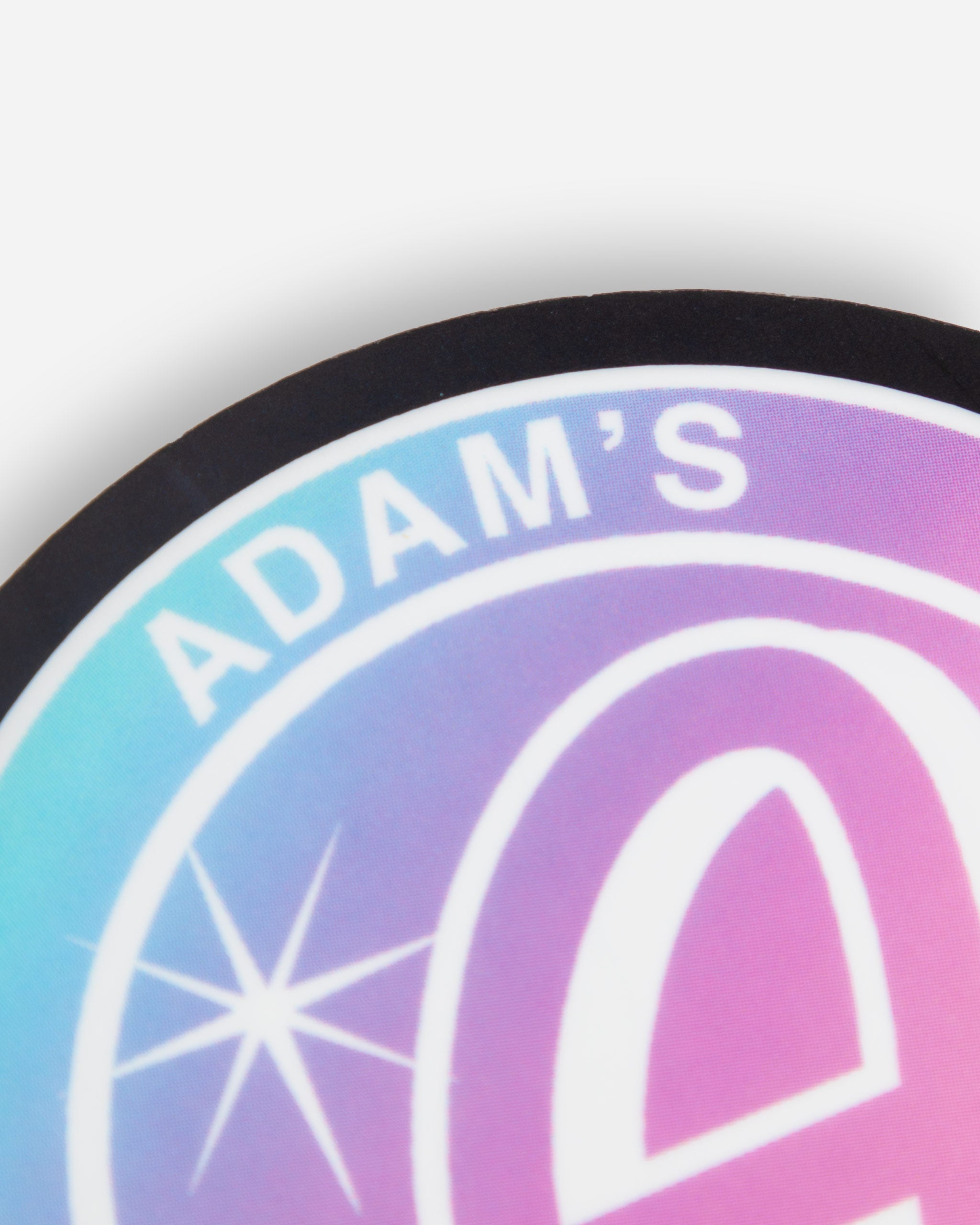 Adam's Unicorn Circle A Logo Sticker