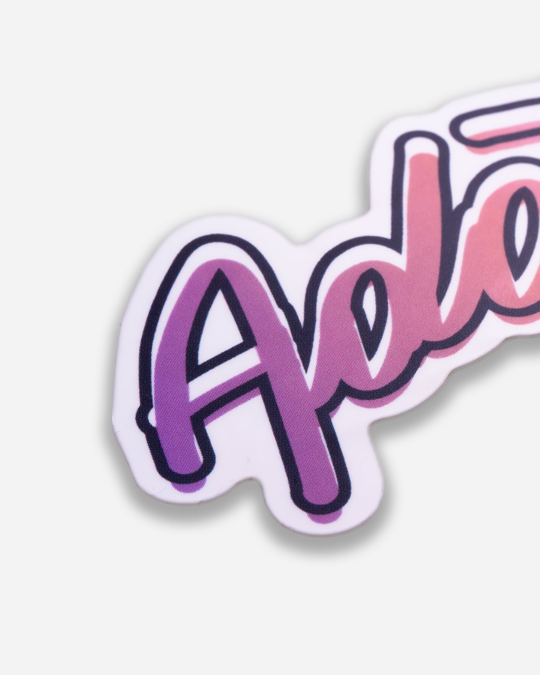 Adam's Valentine's Logo Sticker
