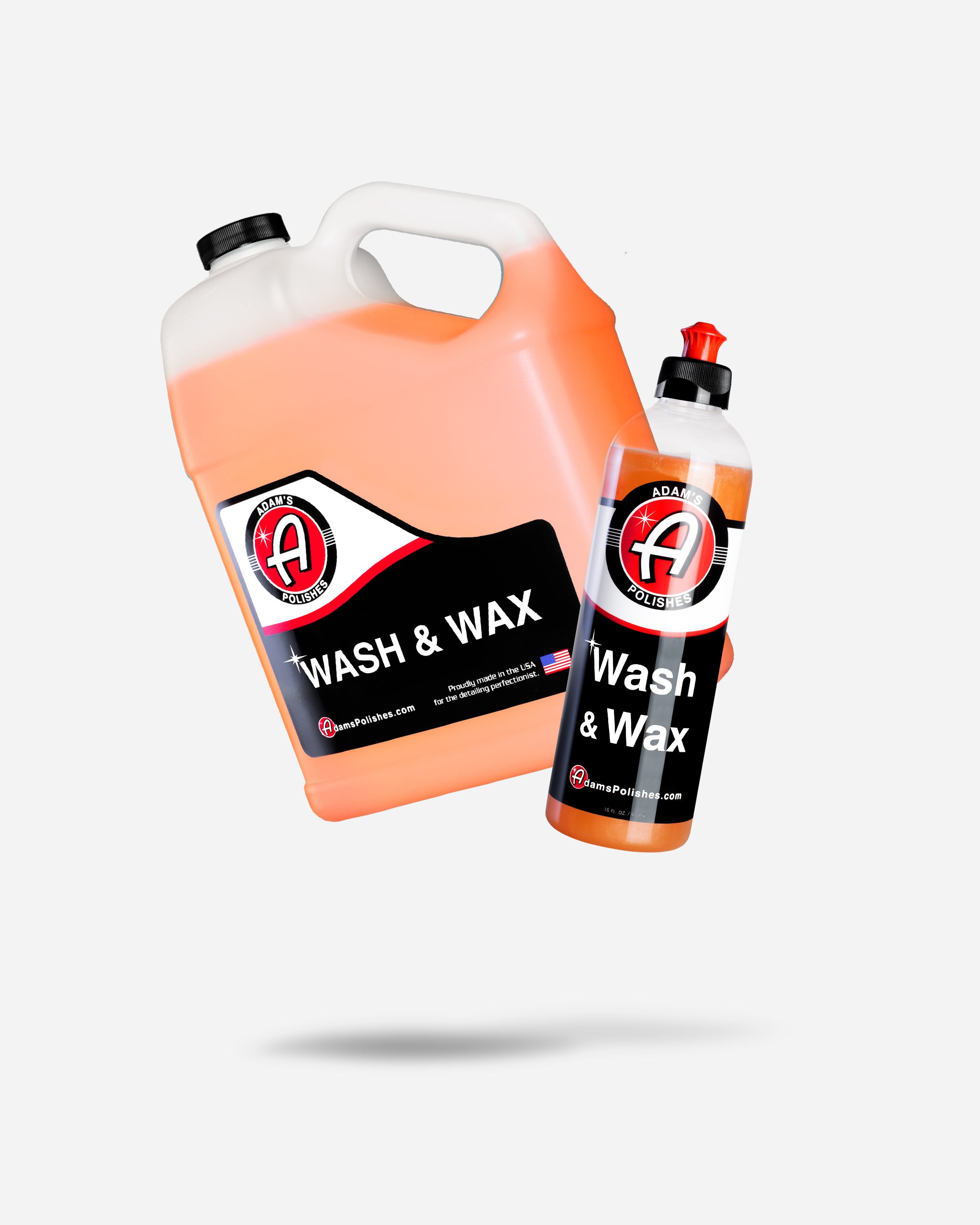 Adam's Wash & Wax Gallon with Free 16oz