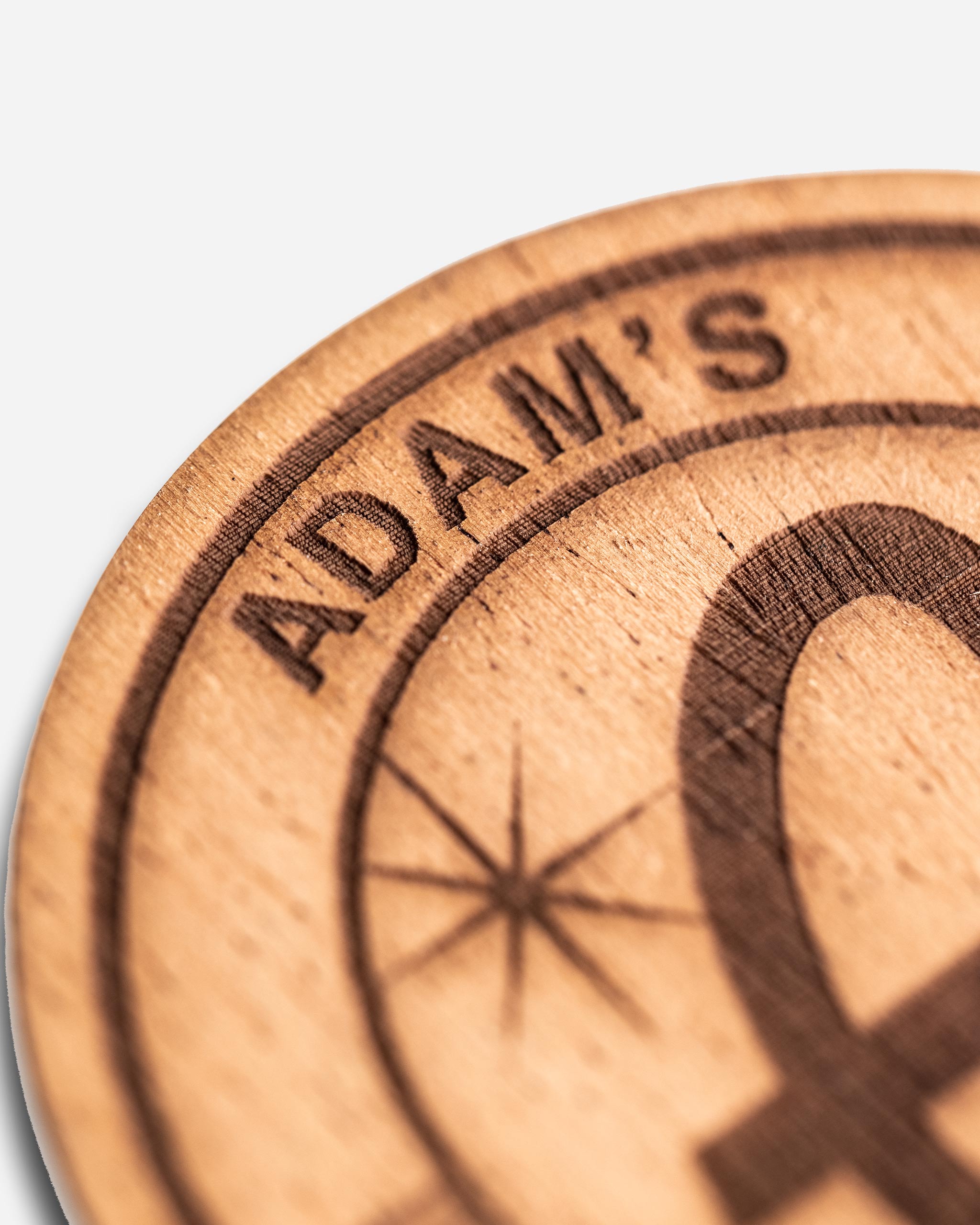Adam's X Woodchuck Light Wood Sticker