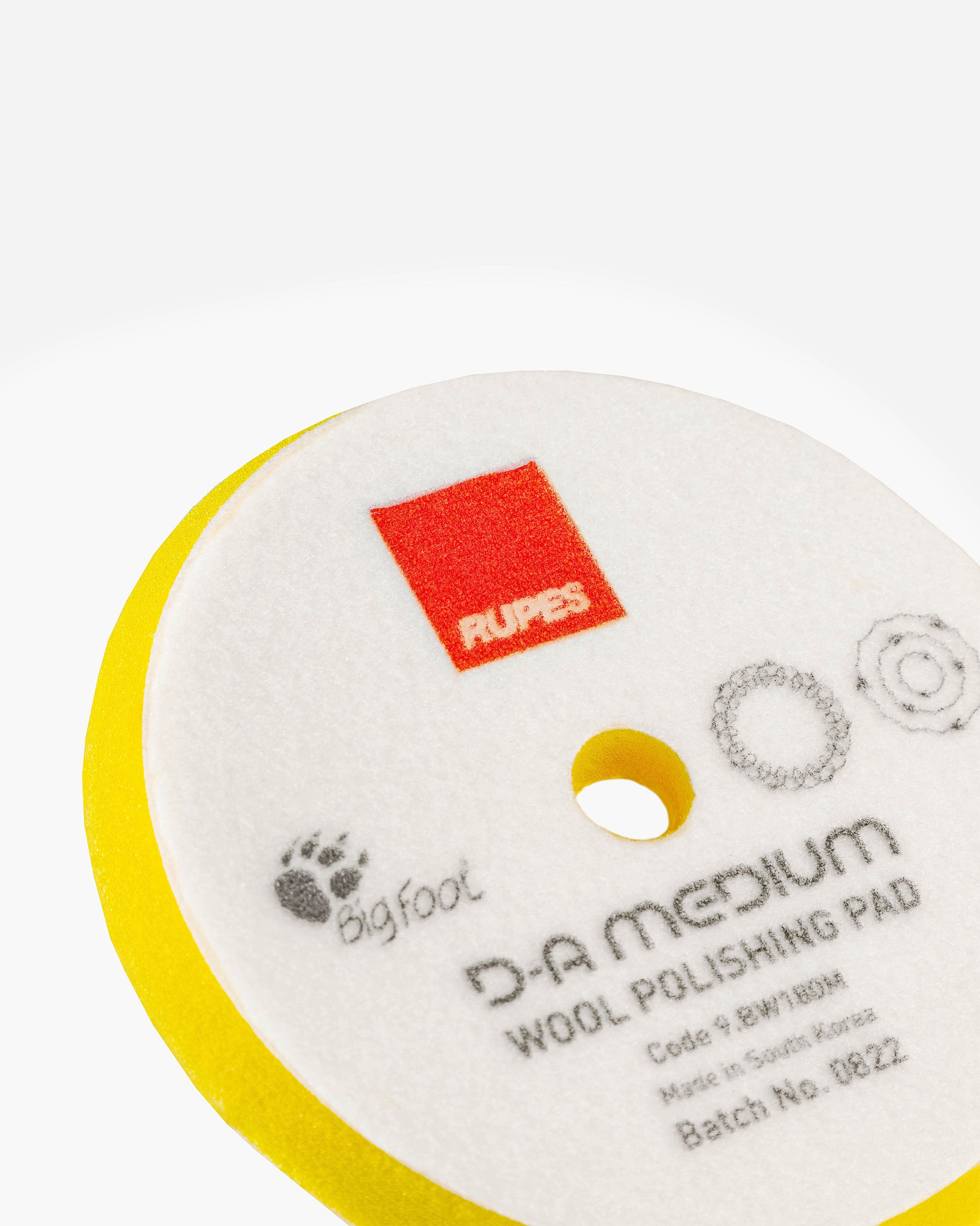 RUPES D-A Medium Yellow Wool Pad