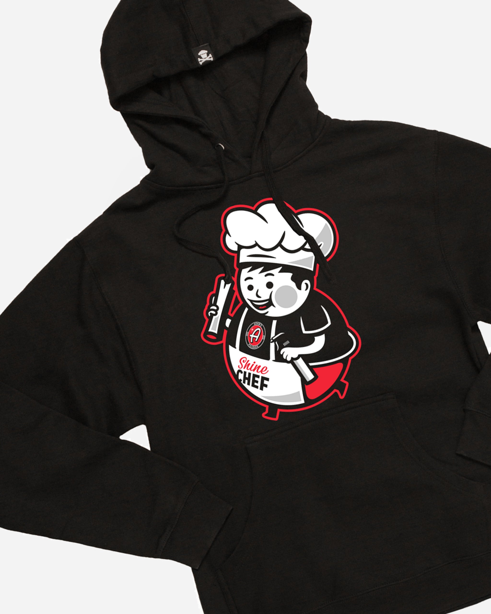 Adam's Polishes x Johnny Cupcakes Black Shine Chef Hoodie