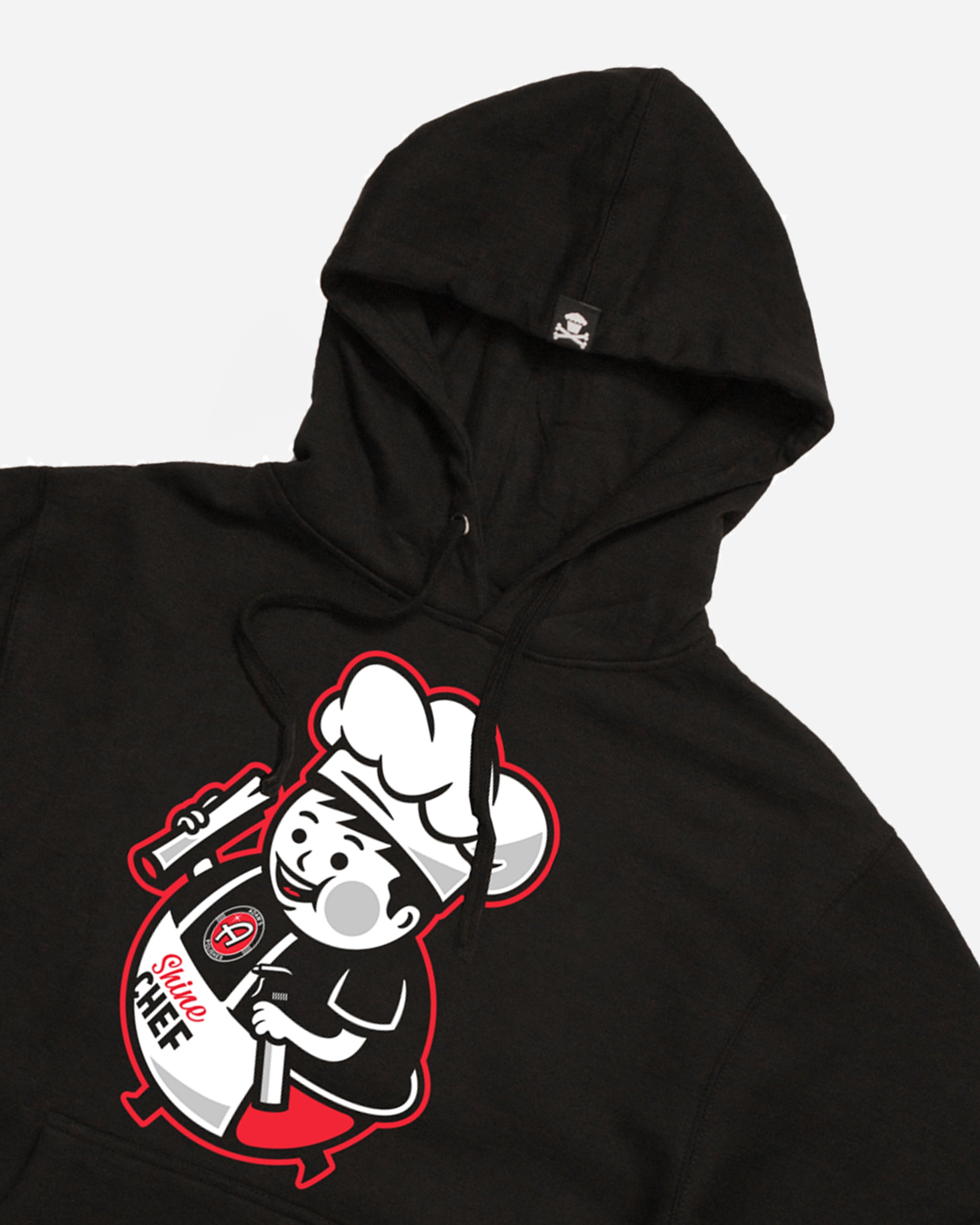 Adam's Polishes x Johnny Cupcakes Black Shine Chef Hoodie