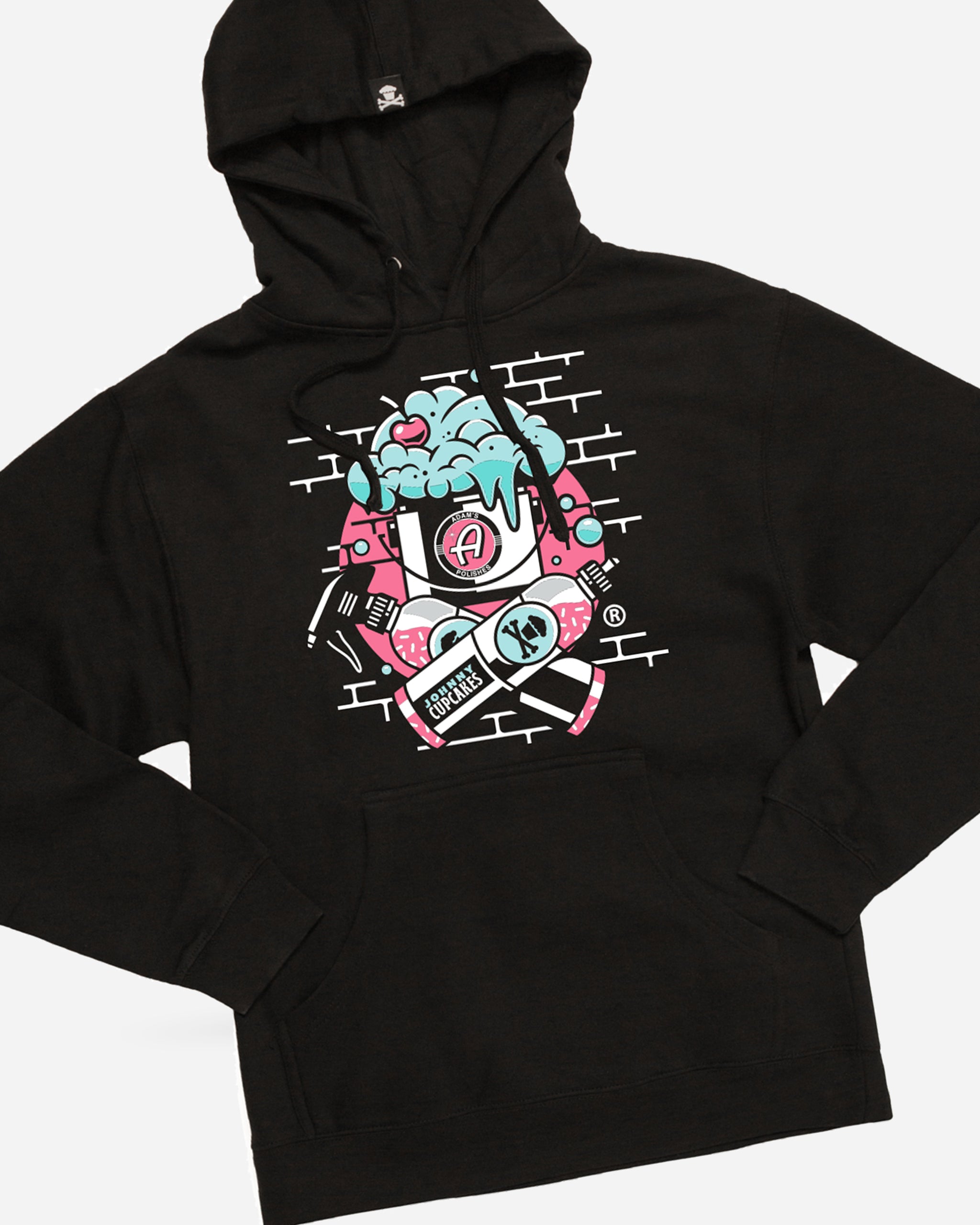 Adam's Polishes x Johnny Cupcakes Black Cupcake Hoodie
