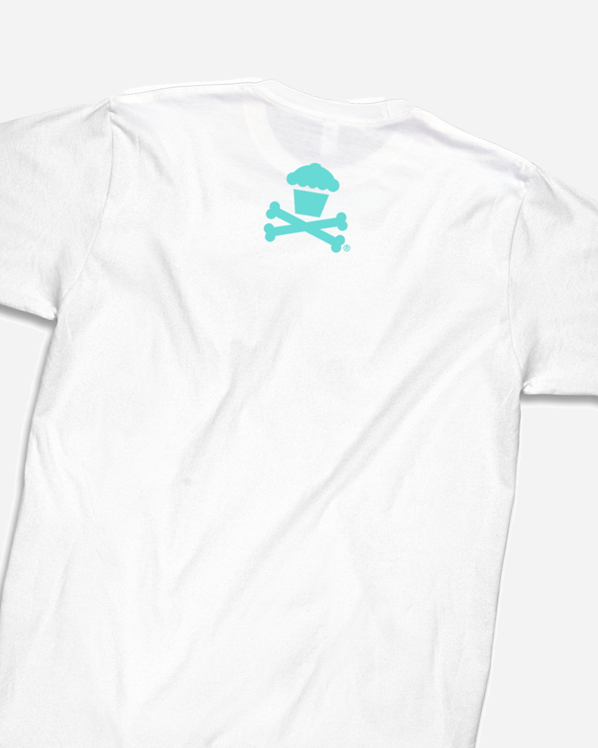 Adam's Polishes x Johnny Cupcakes White Cupcake T-Shirt
