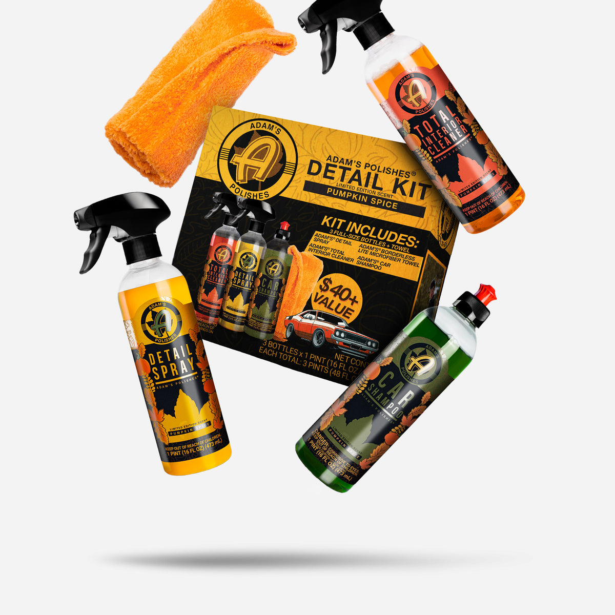 Adam's Pumpkin Spice Car Care Box Kit 2026
