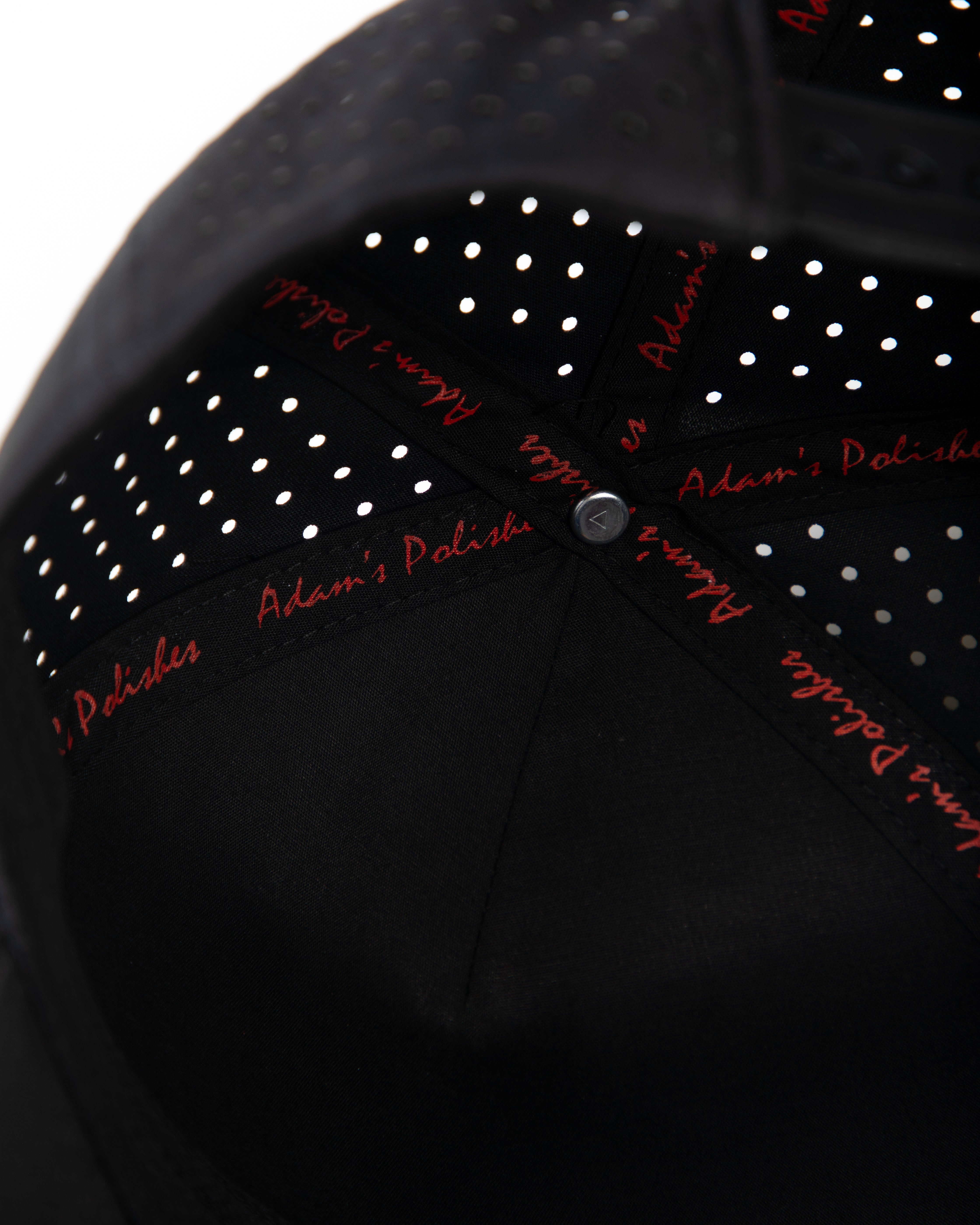 Adam's Performance Snapback Hat - Black & Red