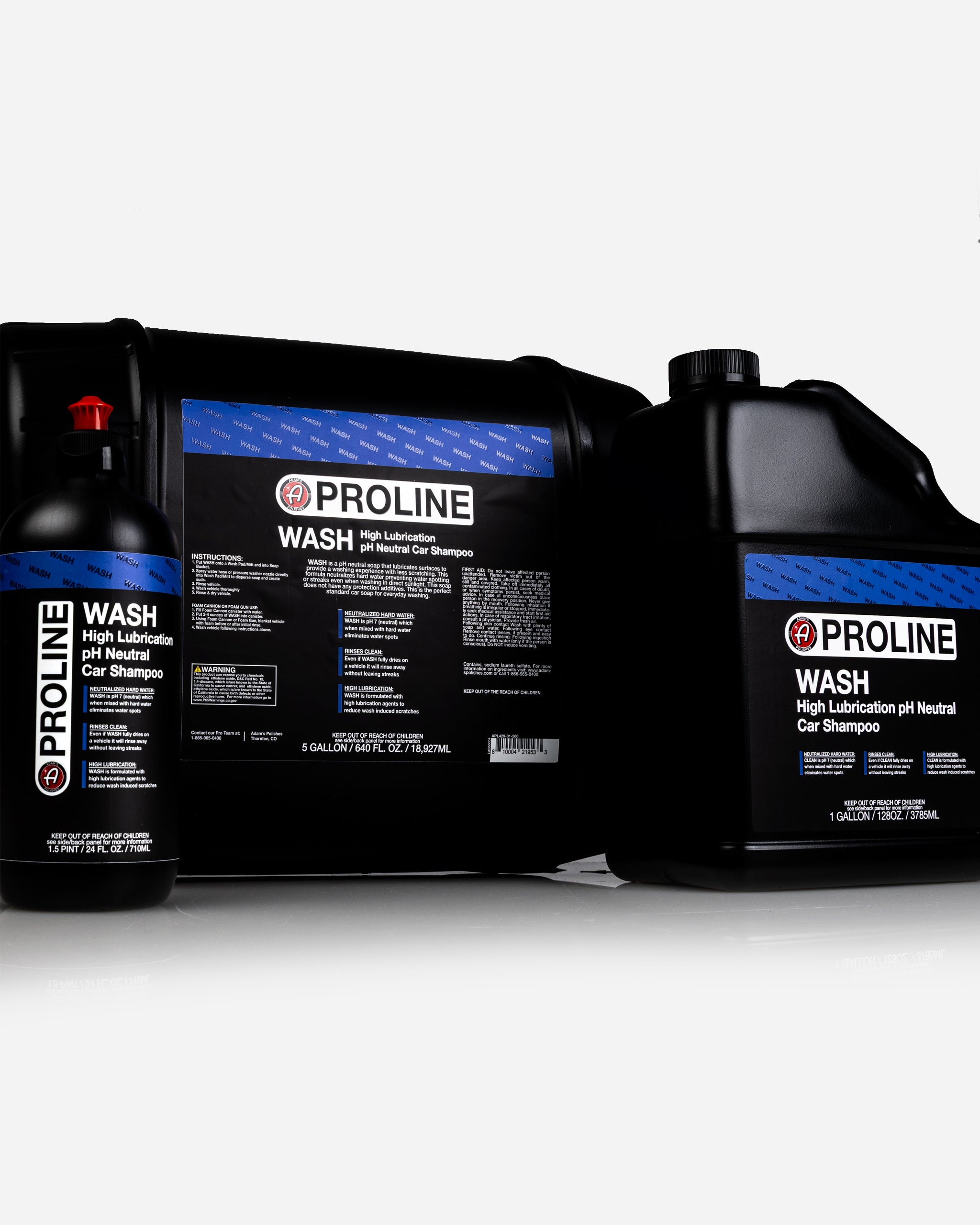 Adam's Proline WASH - Car Wash Soap Concentrate