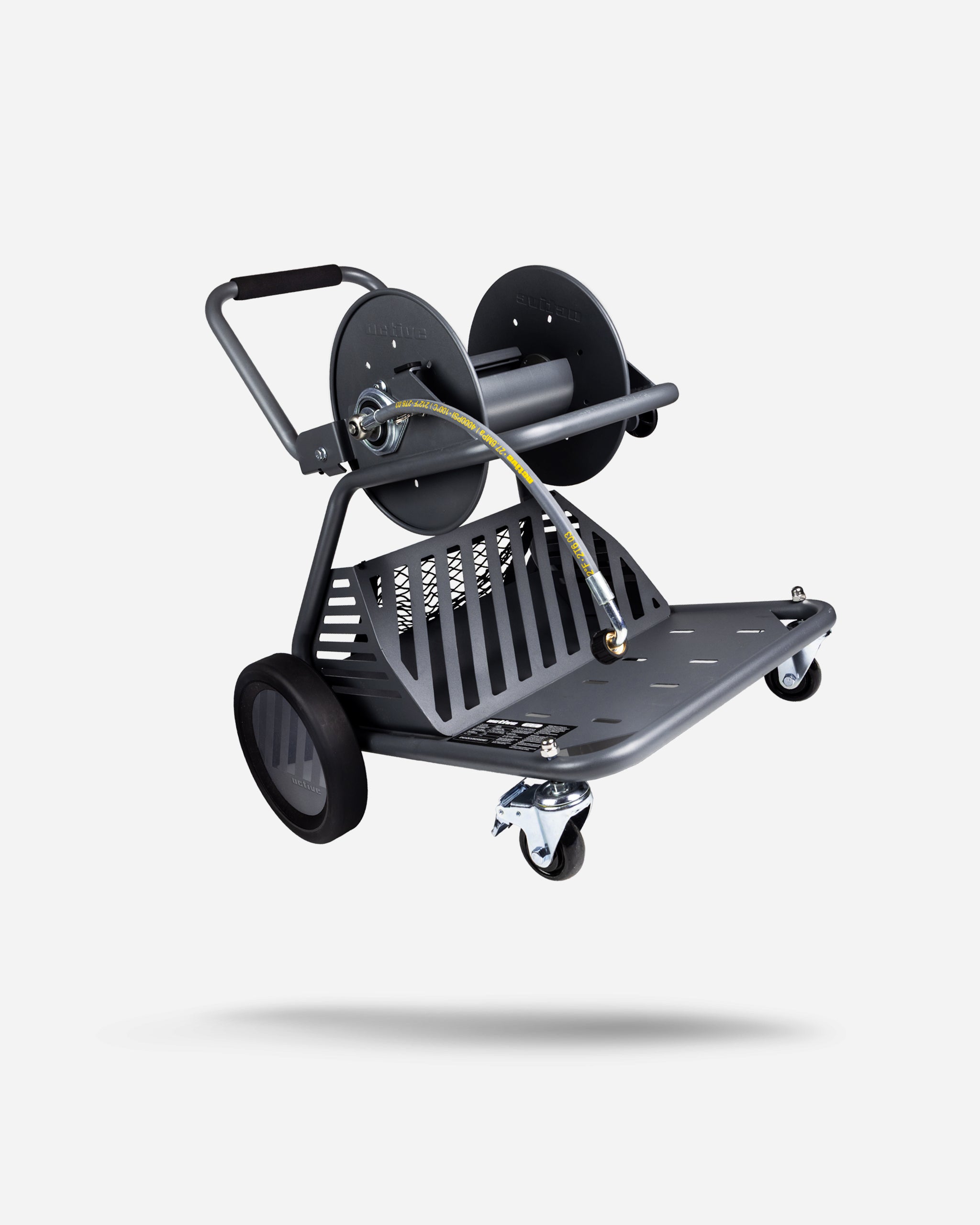 Adam's Active Wash Cart & Hose Reel