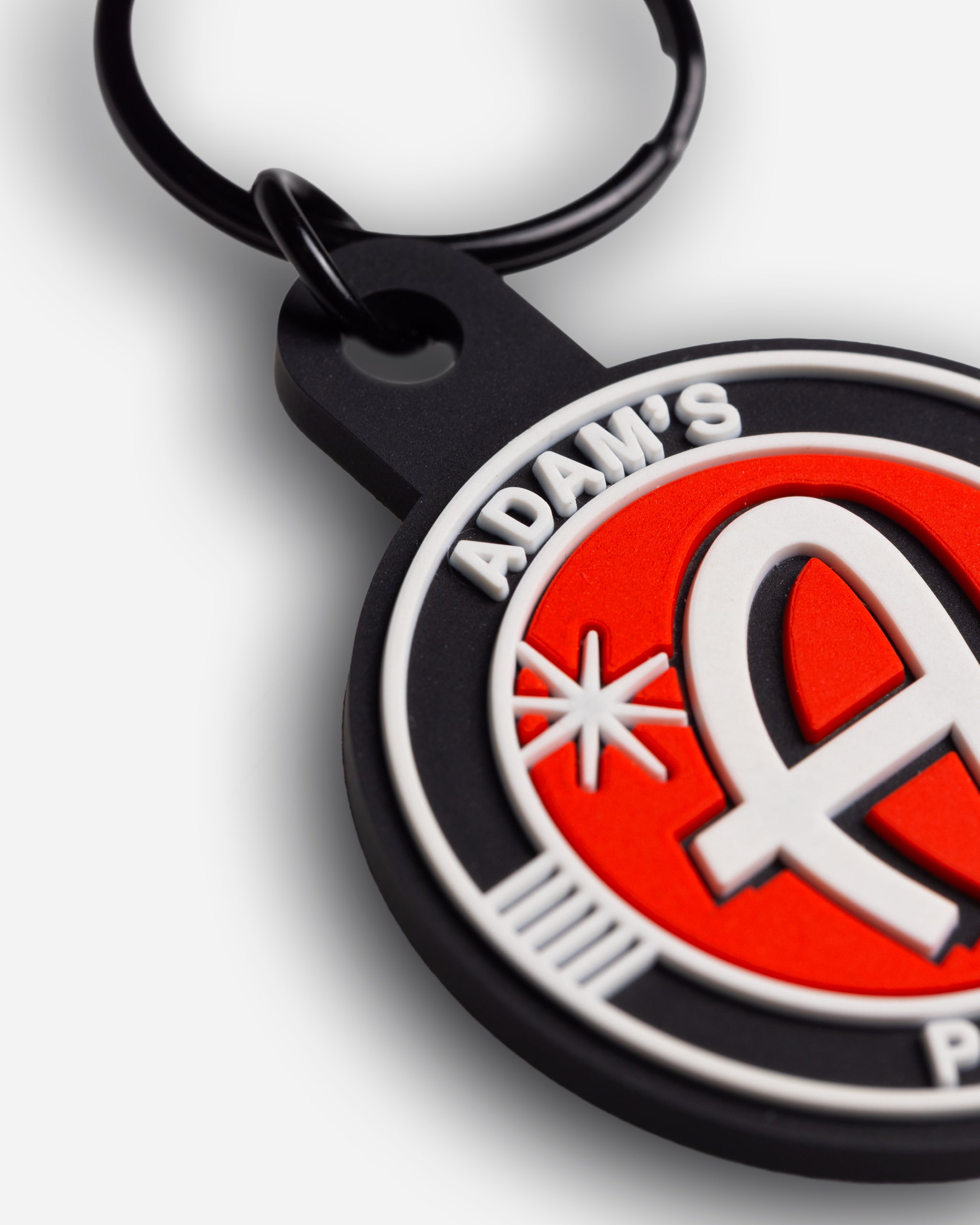Adam's Rubber Logo Keychain