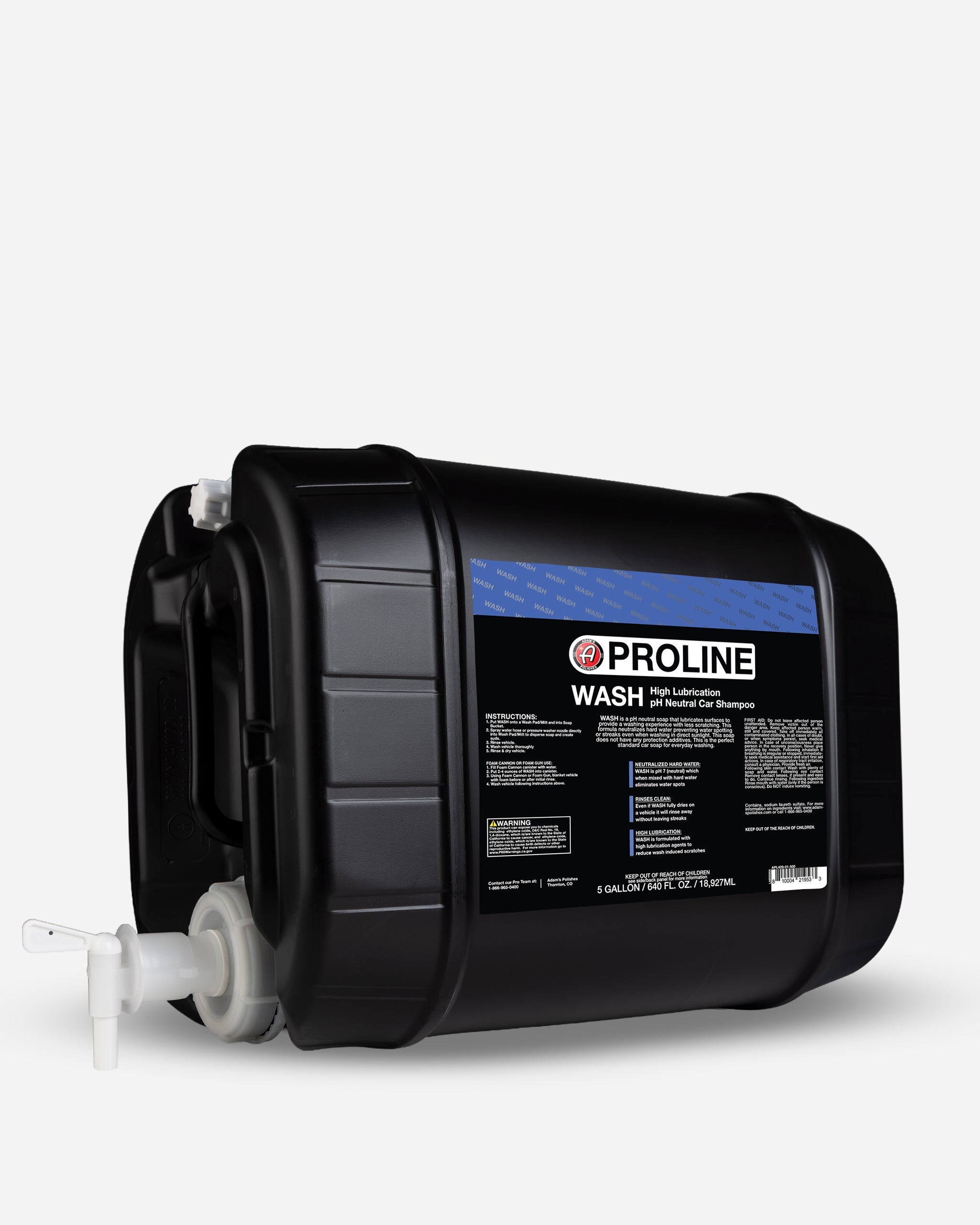 Adam's Proline WASH - Car Wash Soap Concentrate