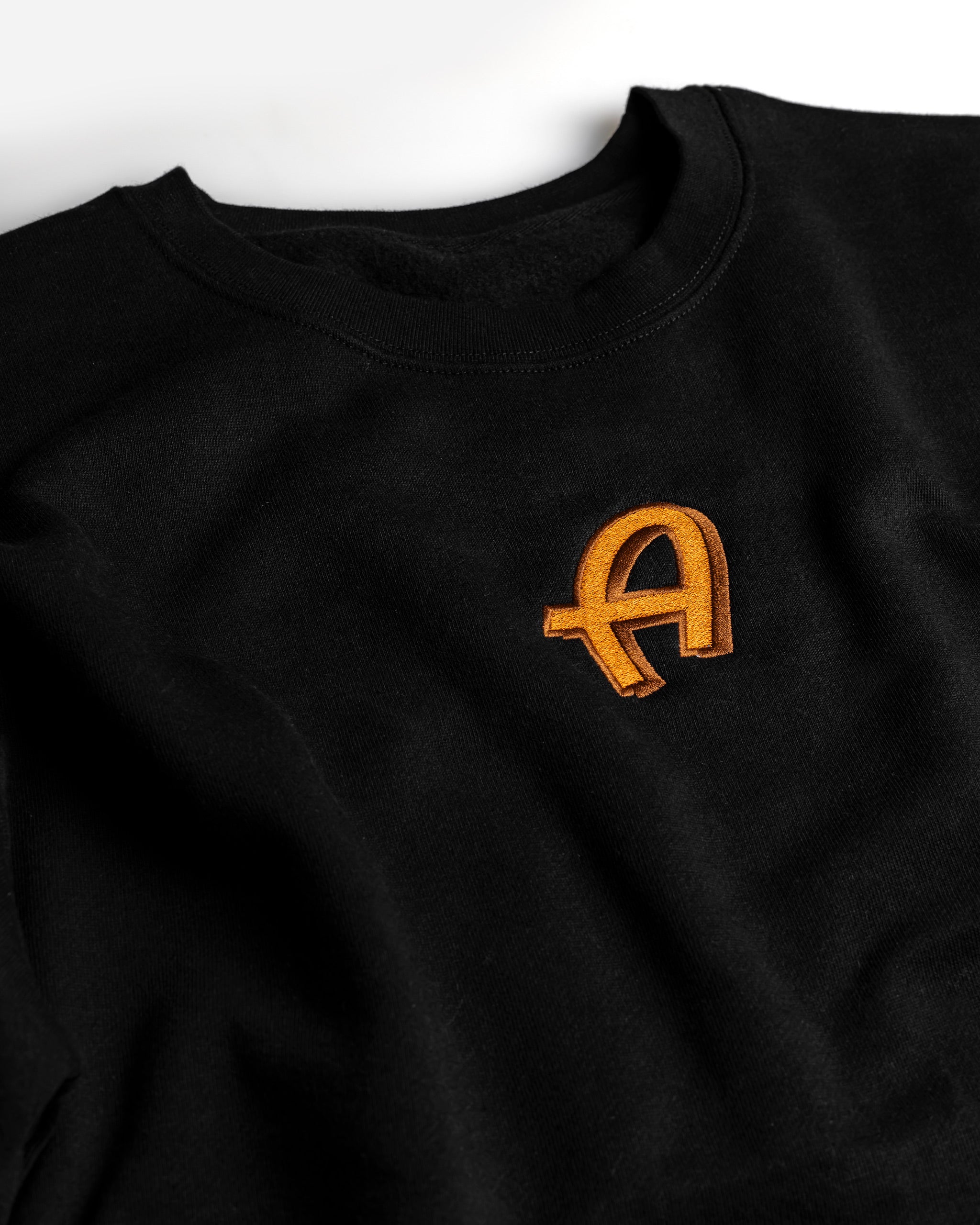 Adam's Fall Classic Black Crewneck