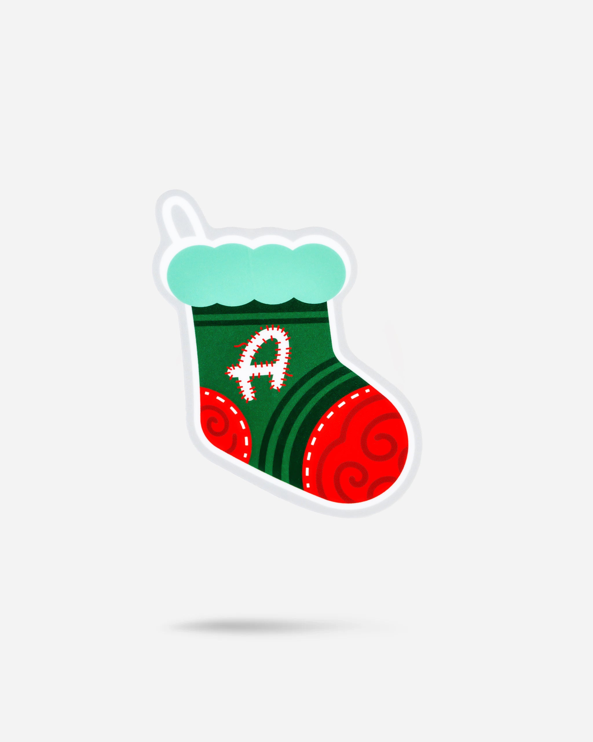 Adam's Holiday Stocking Sticker