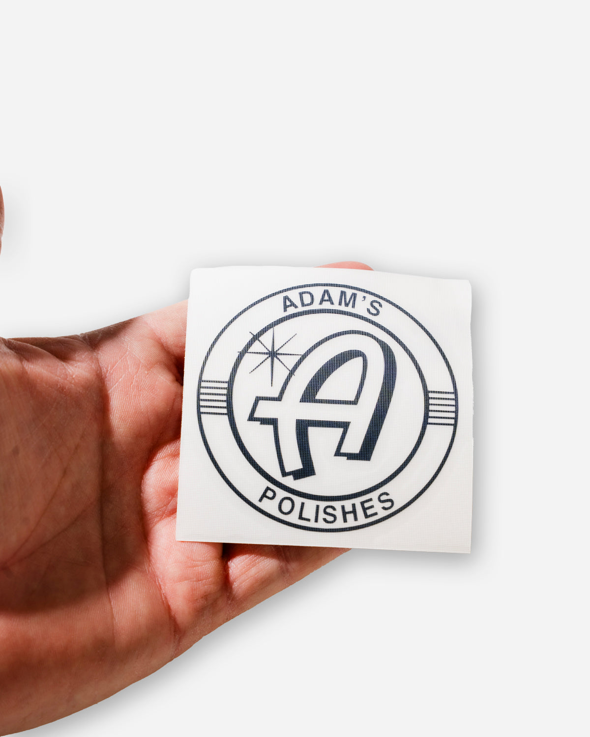 Adam's Die Cut Circle Logo Sticker