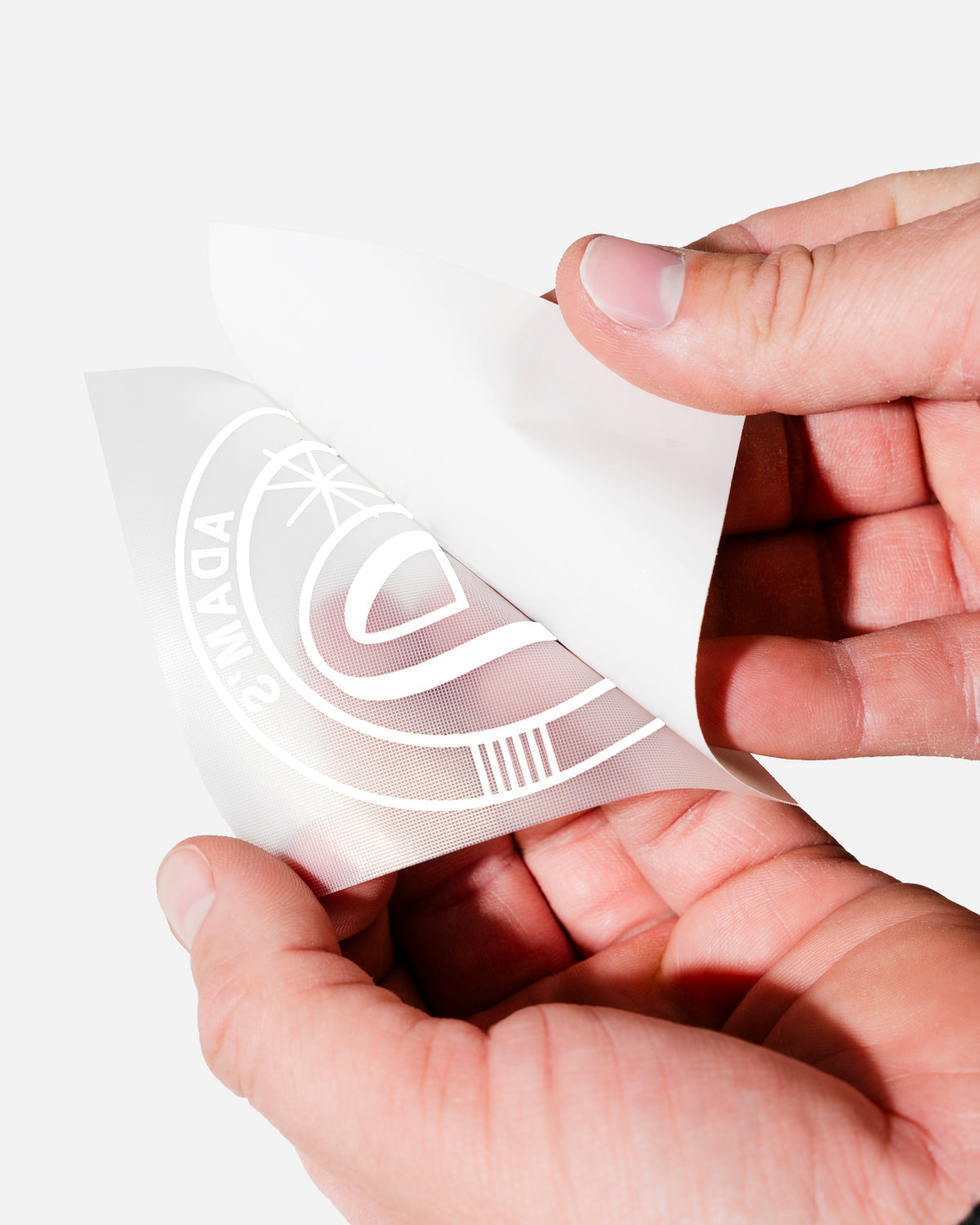 Adam's Die Cut Circle Logo Sticker
