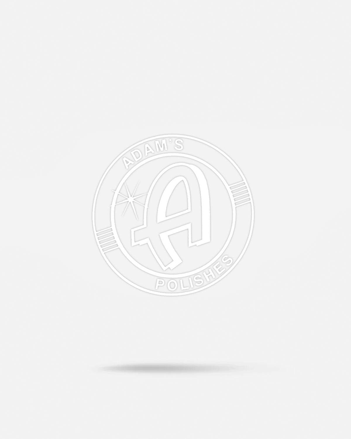 Adam's Die Cut Circle Logo Sticker