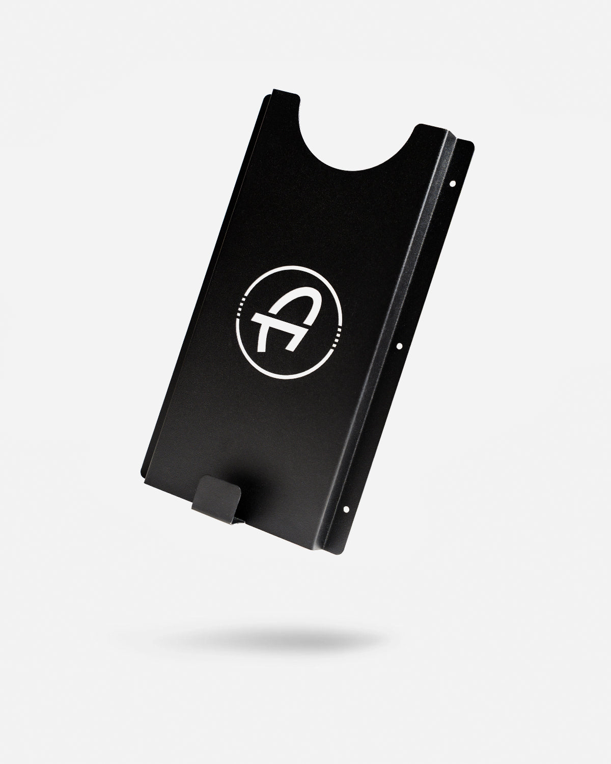 Adam's Polisher Holder designed for 21mm and cordless polishers, featuring a sleek black finish and logo.