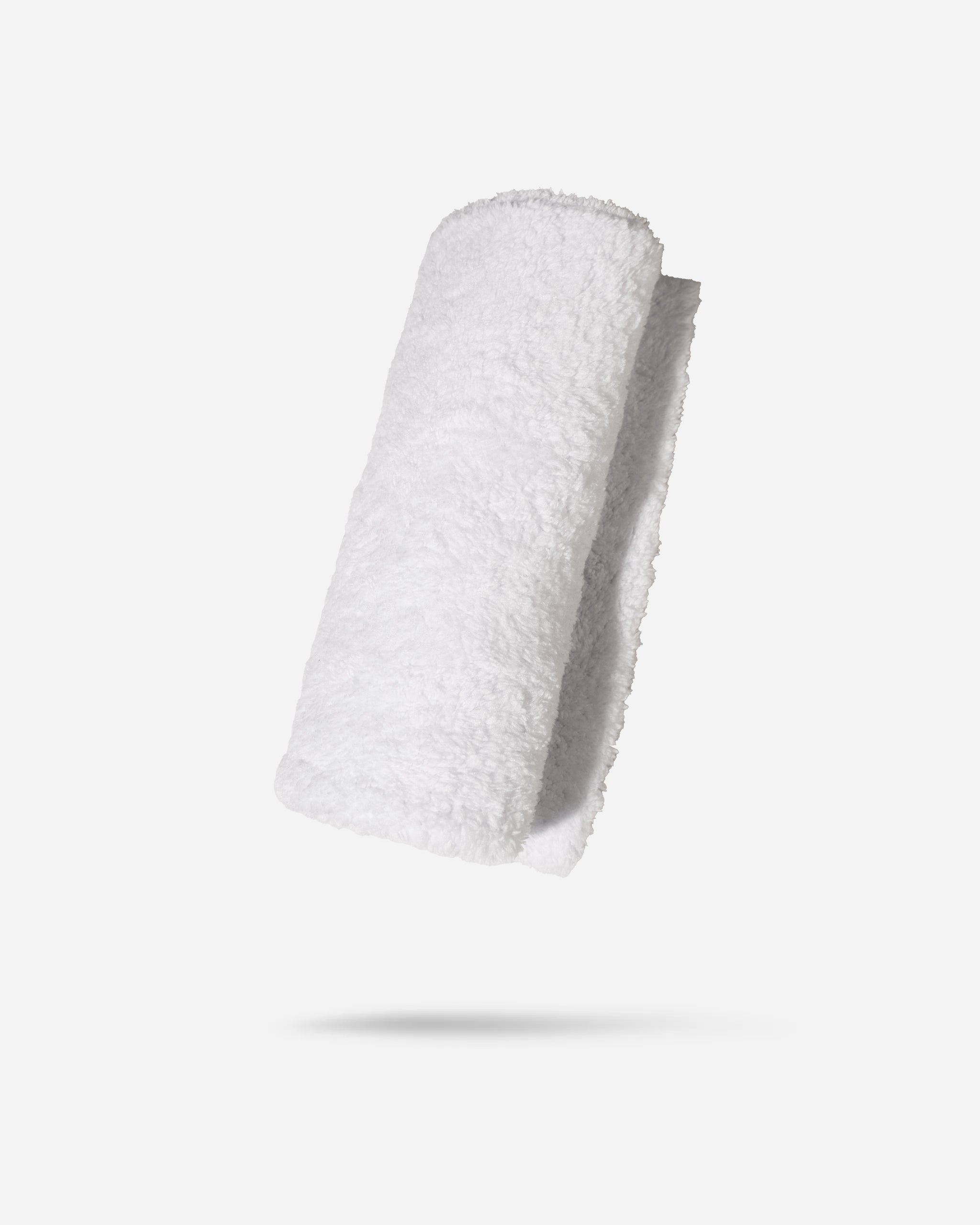 Adam's Borderless White Lite Plush Towel
