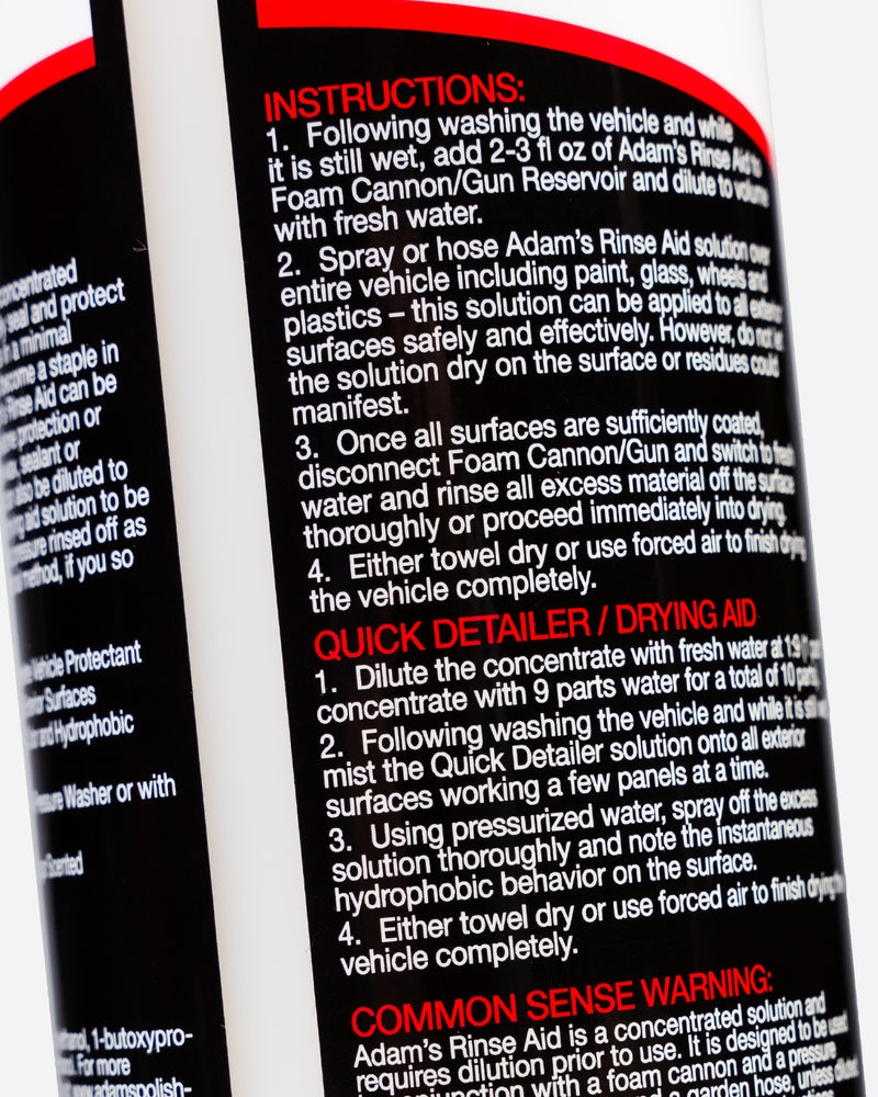 Adam's Rinse Aid