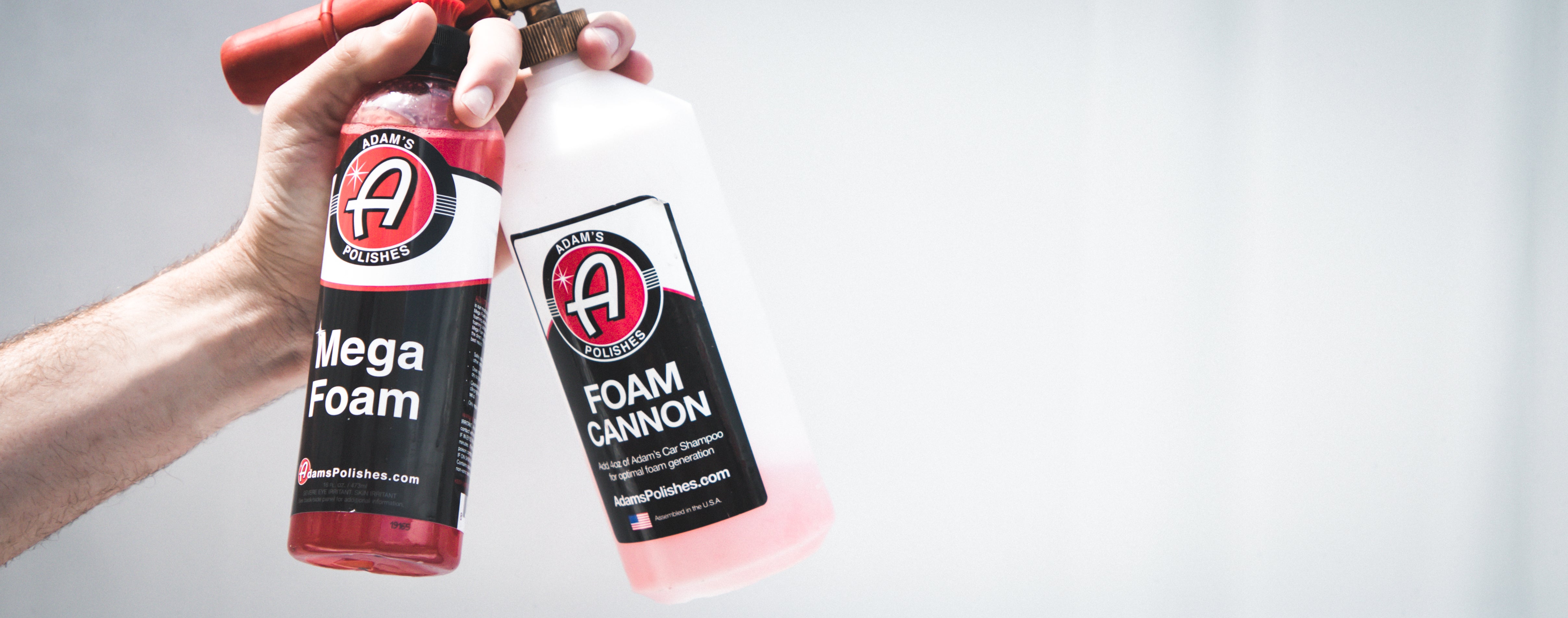 Adam's Polishes - With just 2oz of New Mega Foam Shampoo, you'll have the  most extreme suds whether you use it in your wash bucket, foam gun, or foam  cannon. Take 15%