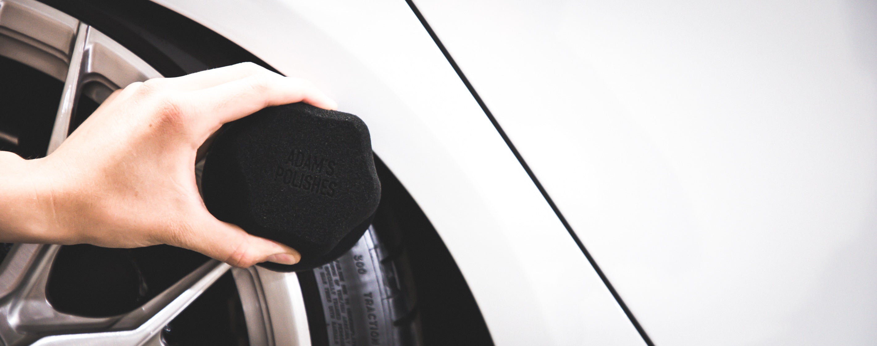 Wabjtam Tire Hex Grip Applicator - Tire Gloss Auto Detailing Foam Sponge  Tool, Post Car Wash Car Cleaning Supplies, For Vinyl Rubber & Trim  Accessor