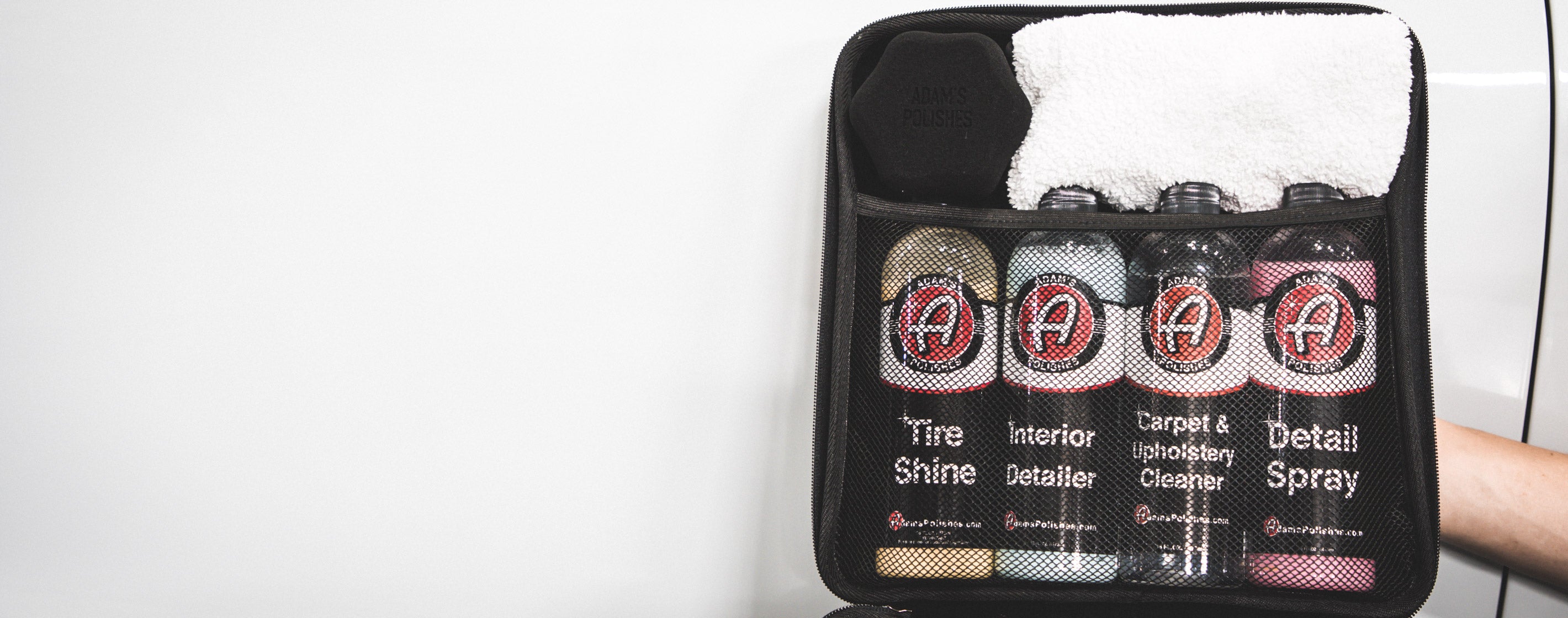 Adam's Polishes Soft Shell Storage Case | Car Care Travel Bag