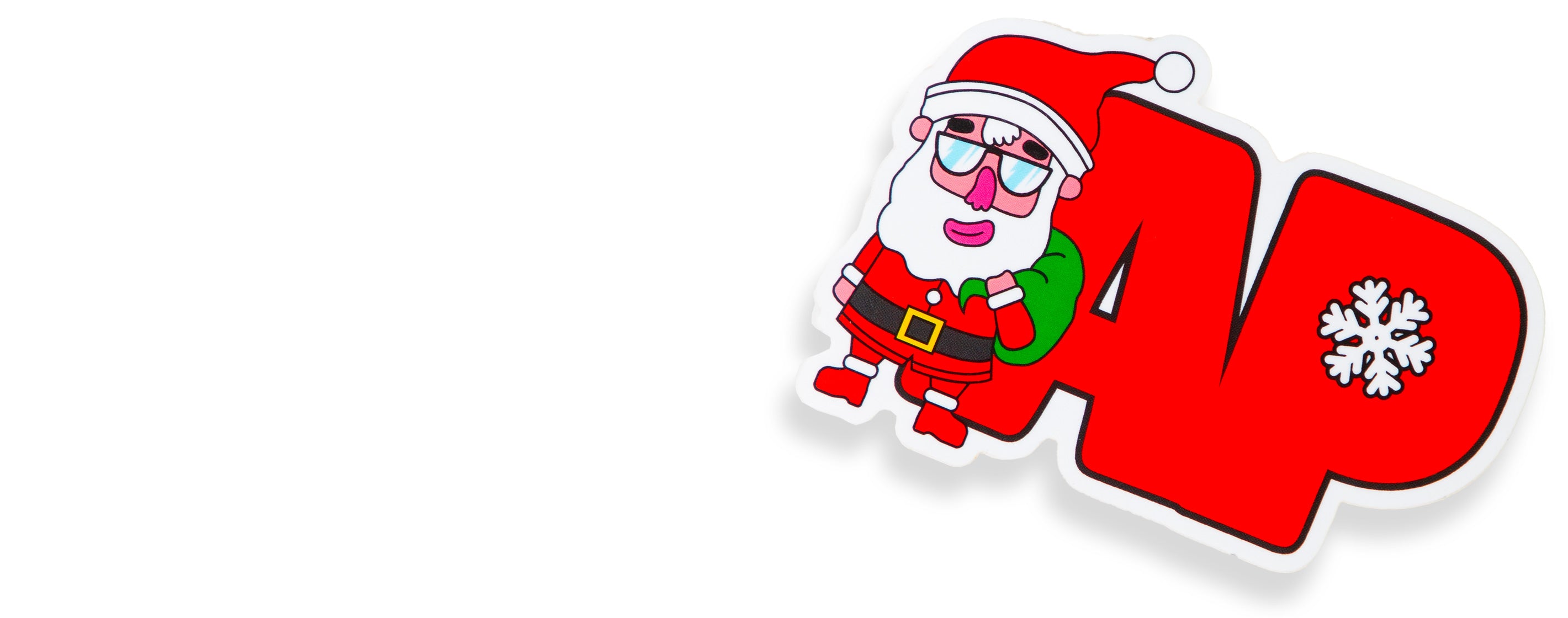 First Ap Sticker Adam's Holiday Santa AP Sticker 2023 - Adam's Polishes