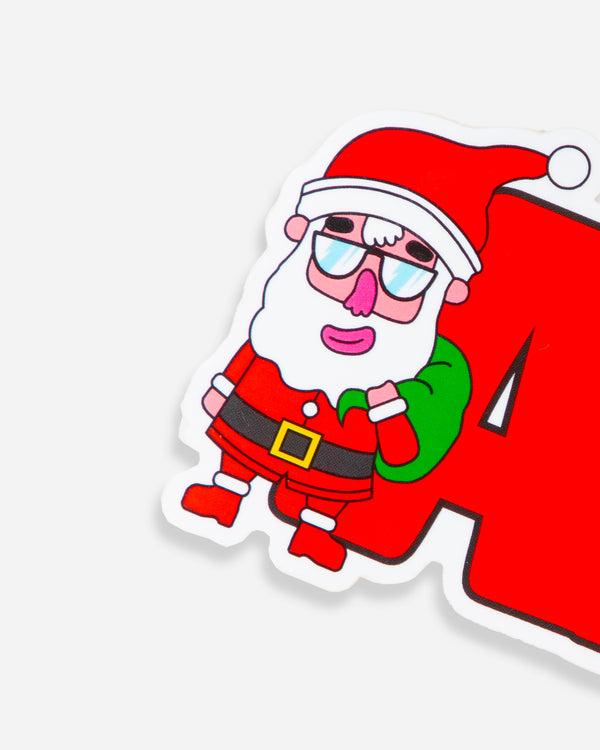 Adam's Holiday Santa AP Sticker 2023