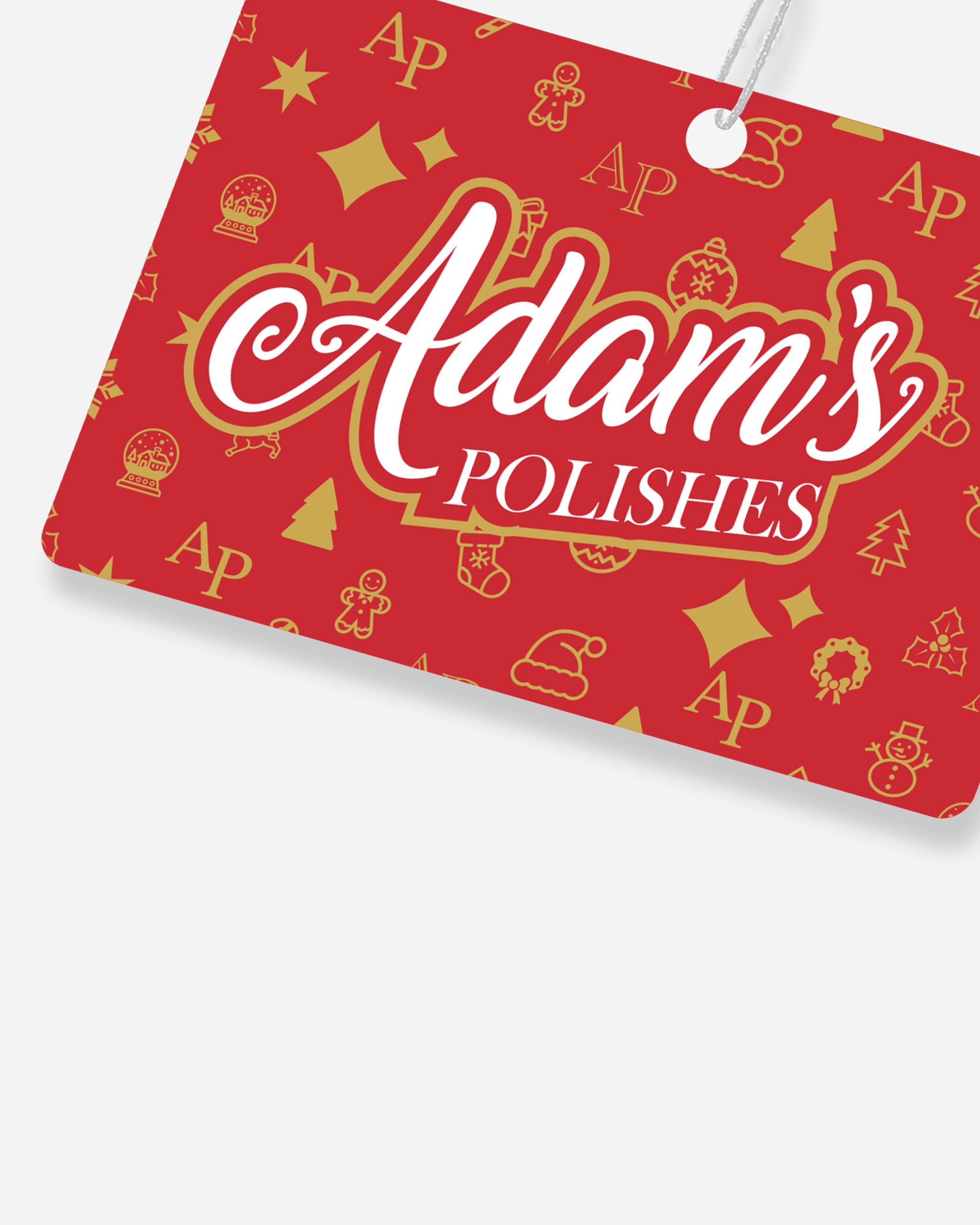 Adam's Holiday Cinnamon Monogram Air Freshener