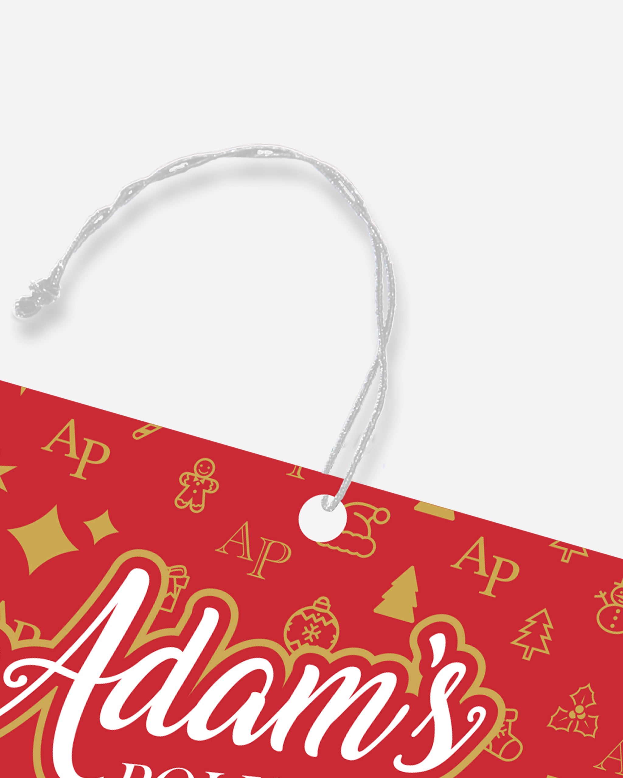 Adam's Holiday Cinnamon Monogram Air Freshener