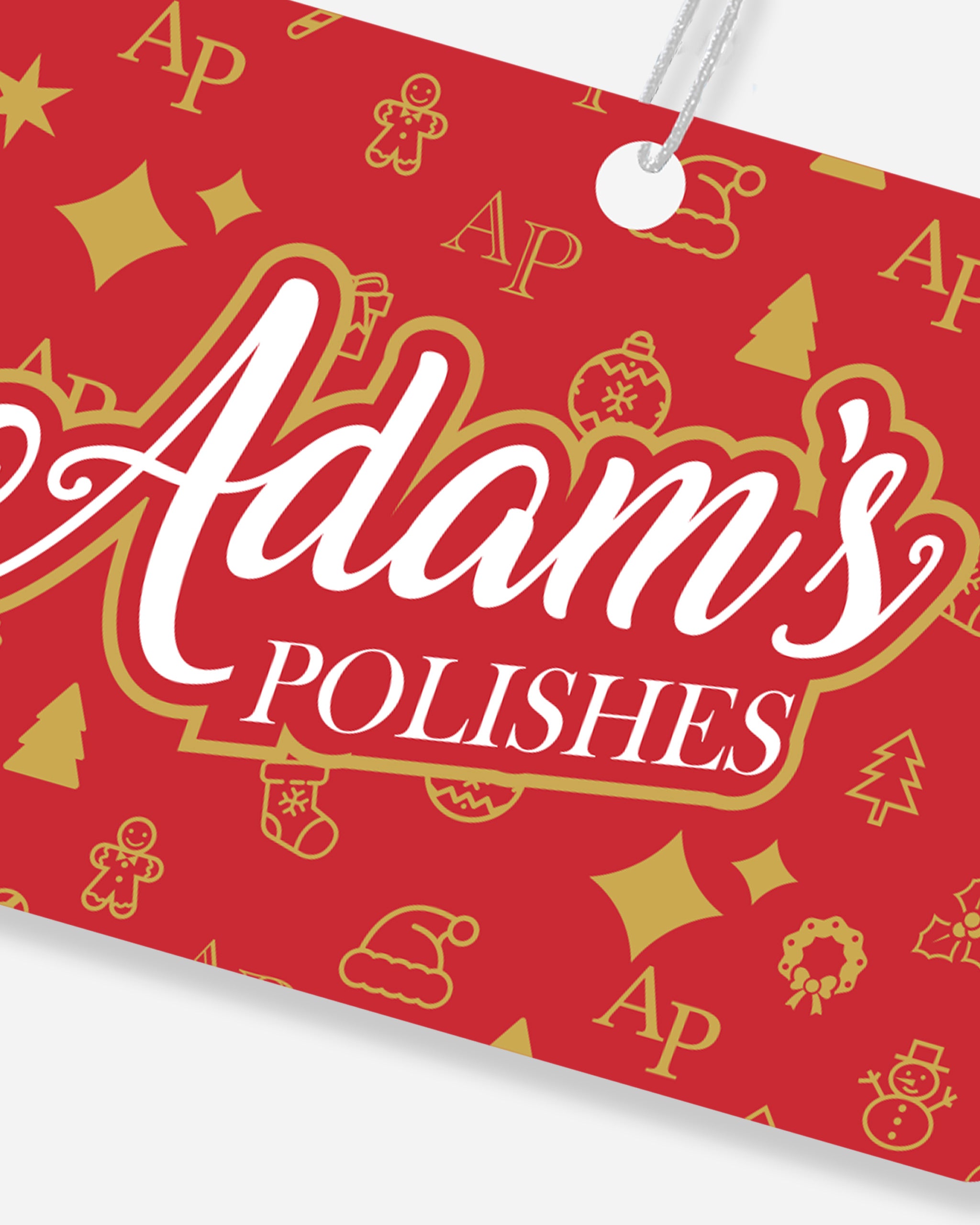 Adam's Holiday Cinnamon Monogram Air Freshener