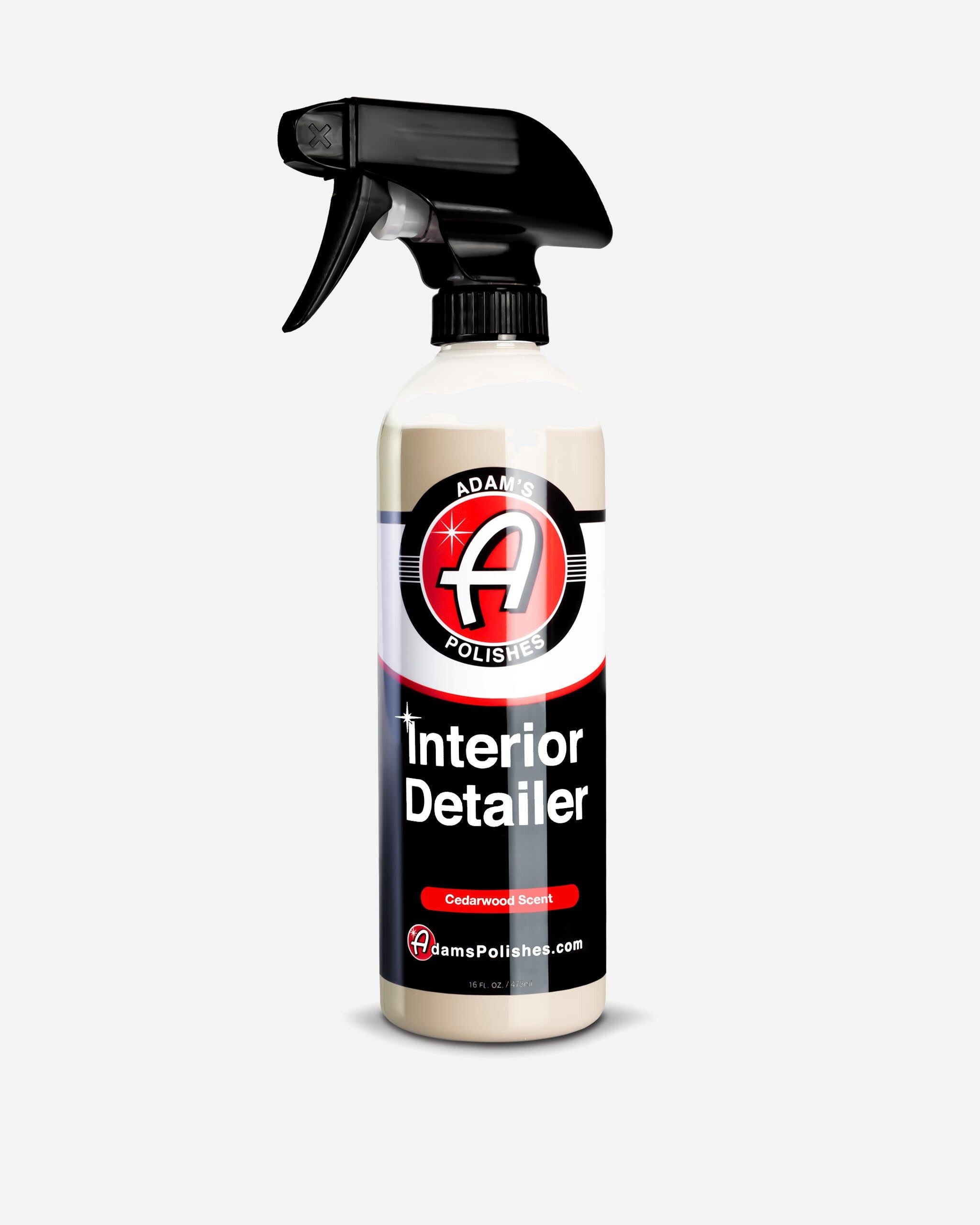 Adam's Interior Detailer 16 fl. oz (Combo) - Total Car Interior Cleaner,  Protectant & Dressing | All Purpose Cleaner & Leather Conditioner | Vinyl