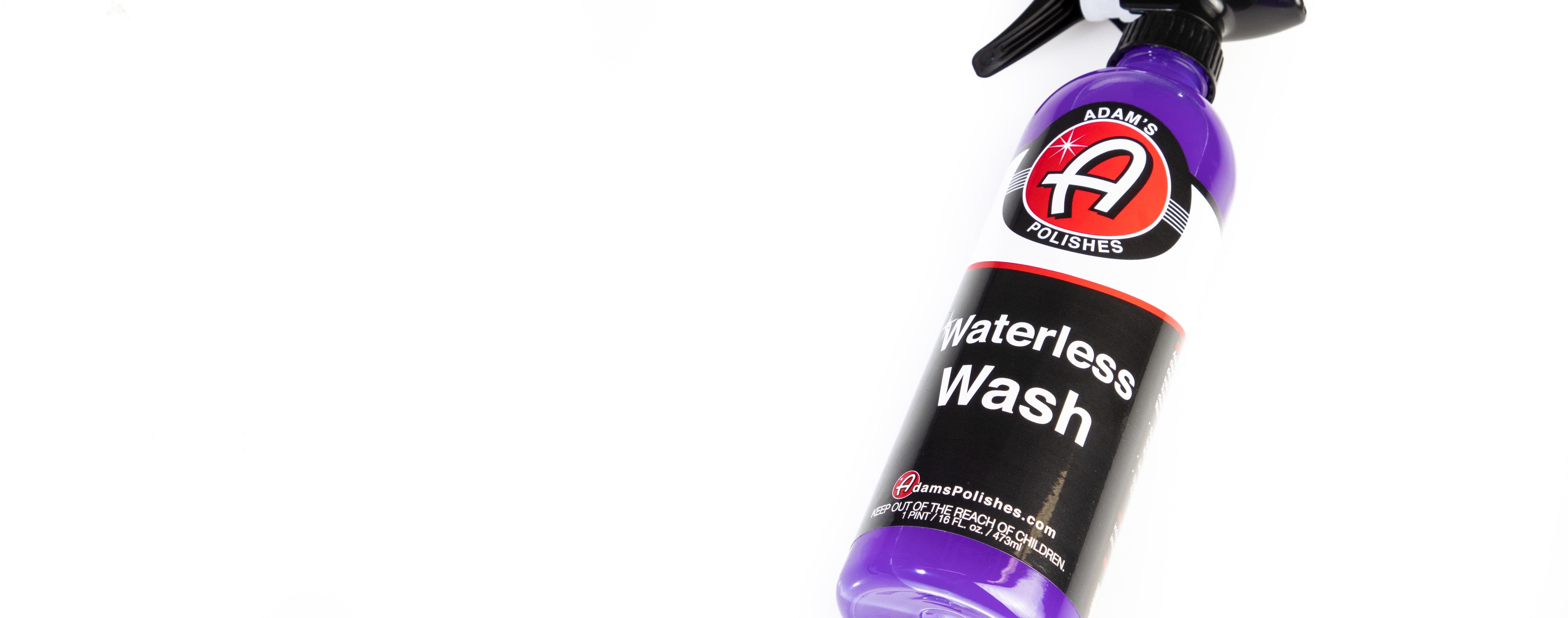  Adam's Waterless Wash (16oz) - Car Cleaning Car Wash Spray for  Car Detailing, Safe Ultra Slick Lubricating Formula for Car, Boat,  Motorcycle, RV