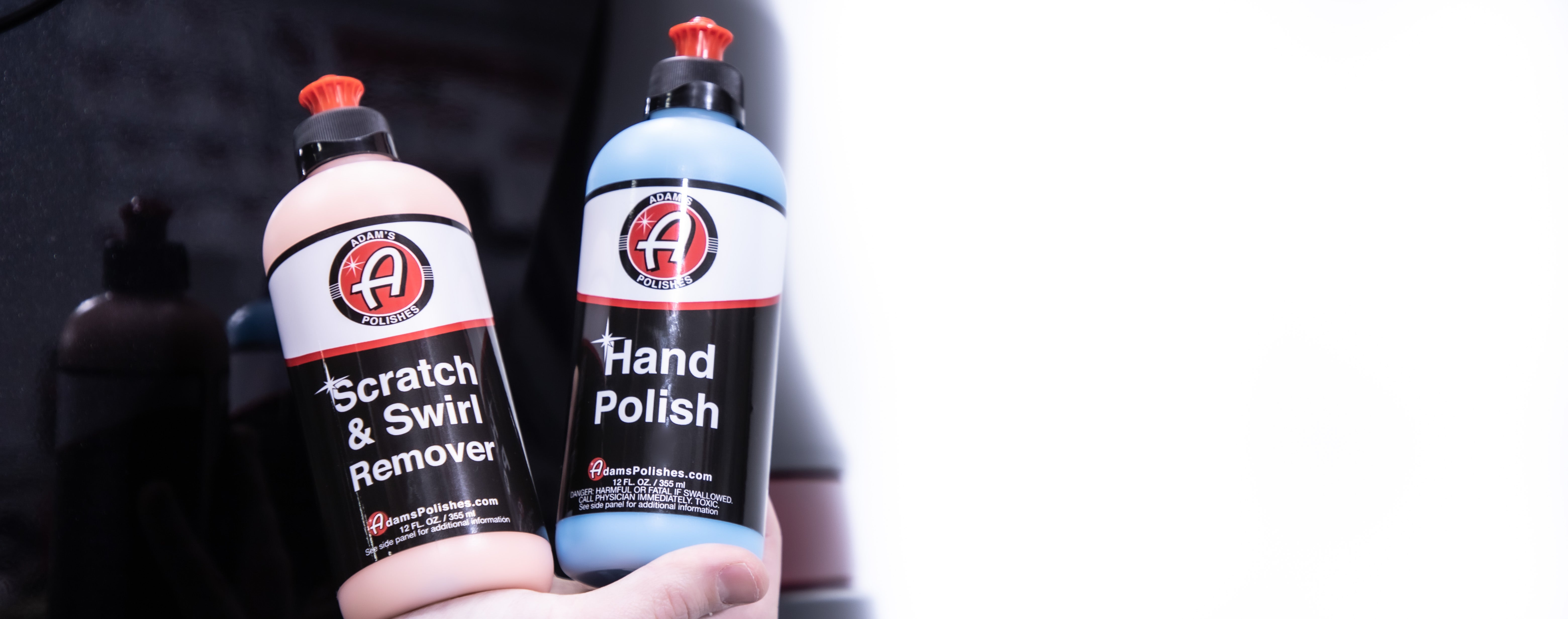 Adam's Polishes Car Scratch & Swirl Remover Hand Correction System | Remove & Restore Paint Transfer, Minor Imperfections, & Oxidation | Paired with O