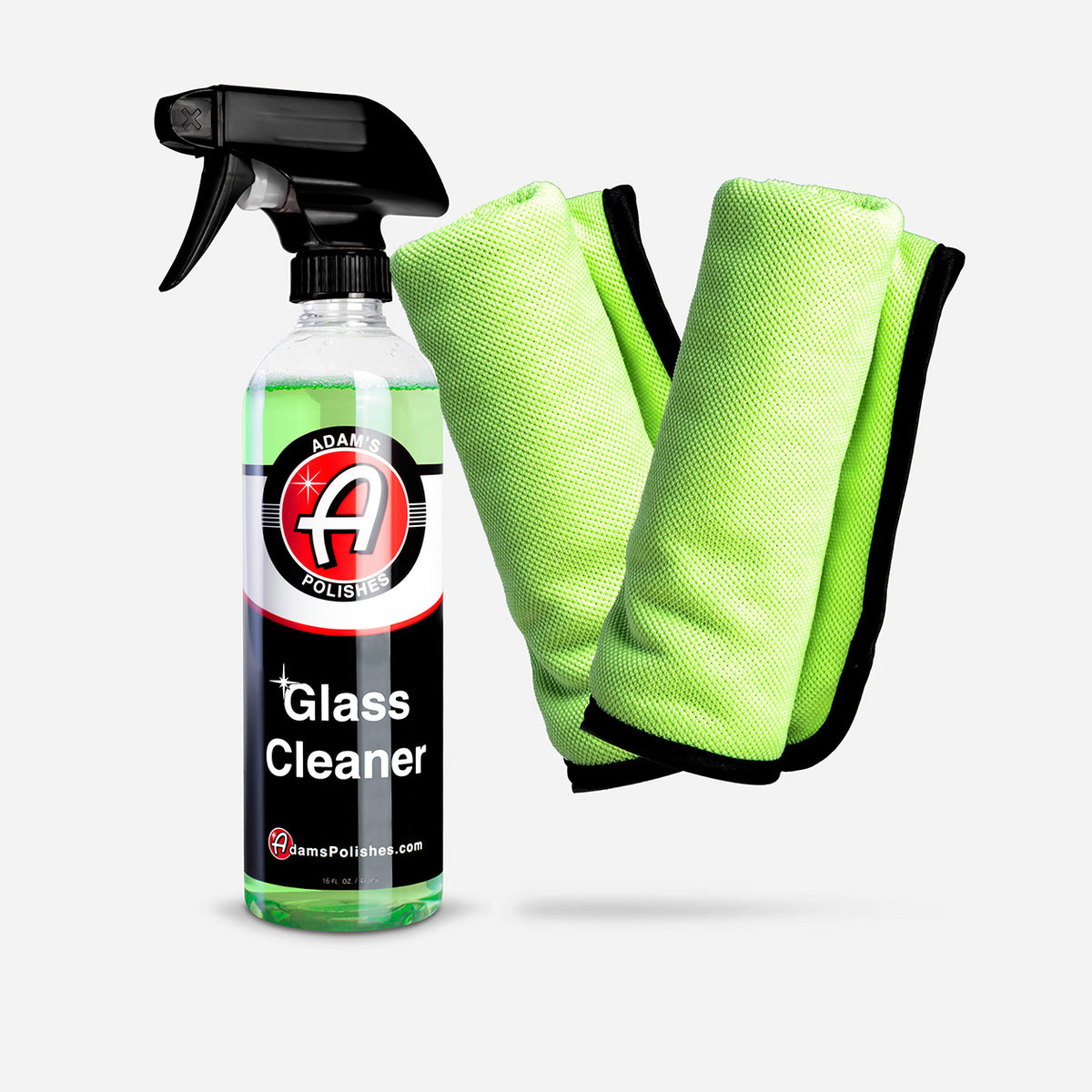 Adam's Polishes Glass Cleaner & Towels | Streak Free Window Cleaning