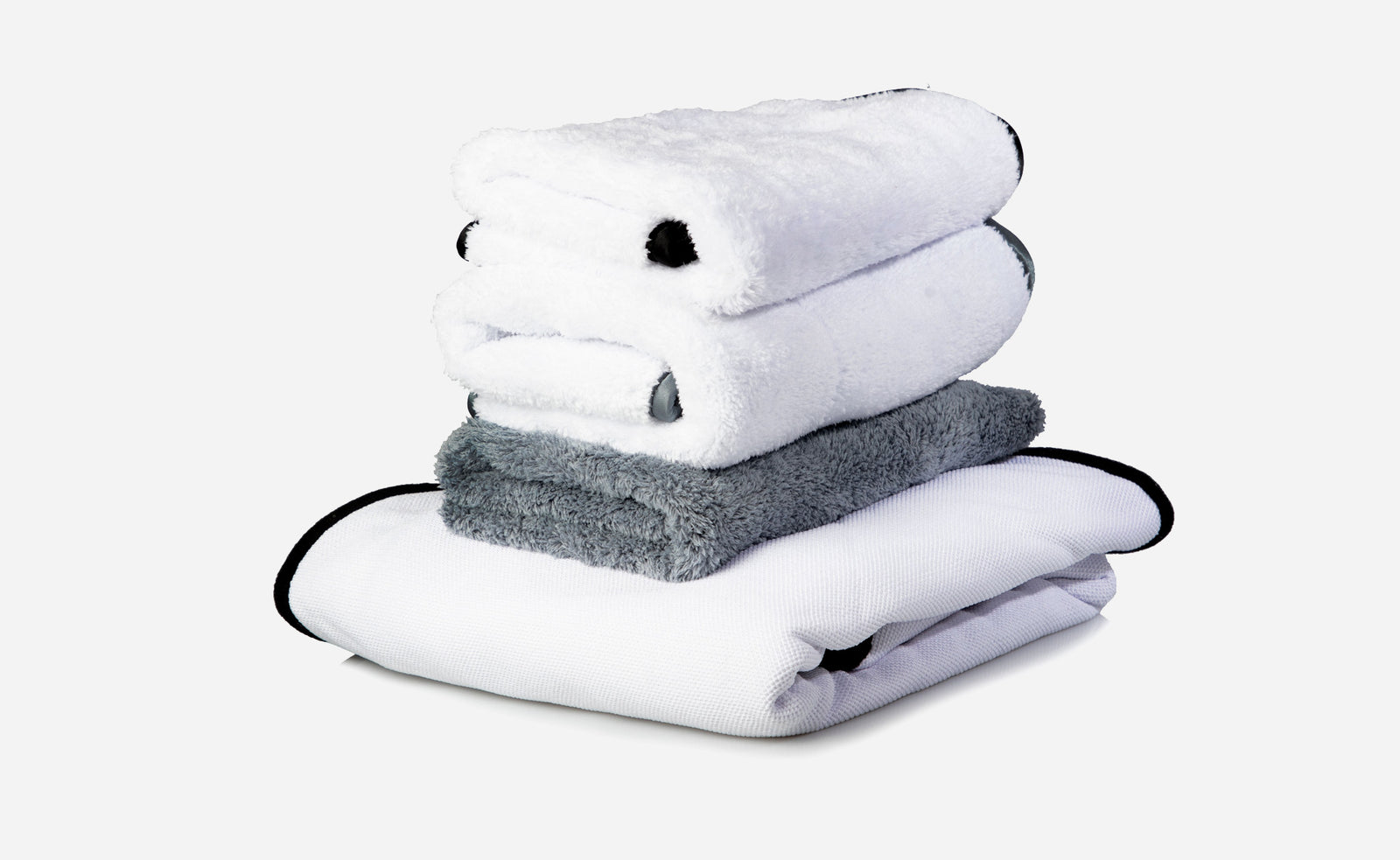 Whip-It Approved White Terry Cloth Cleaning Towels -12 Pack Bundle