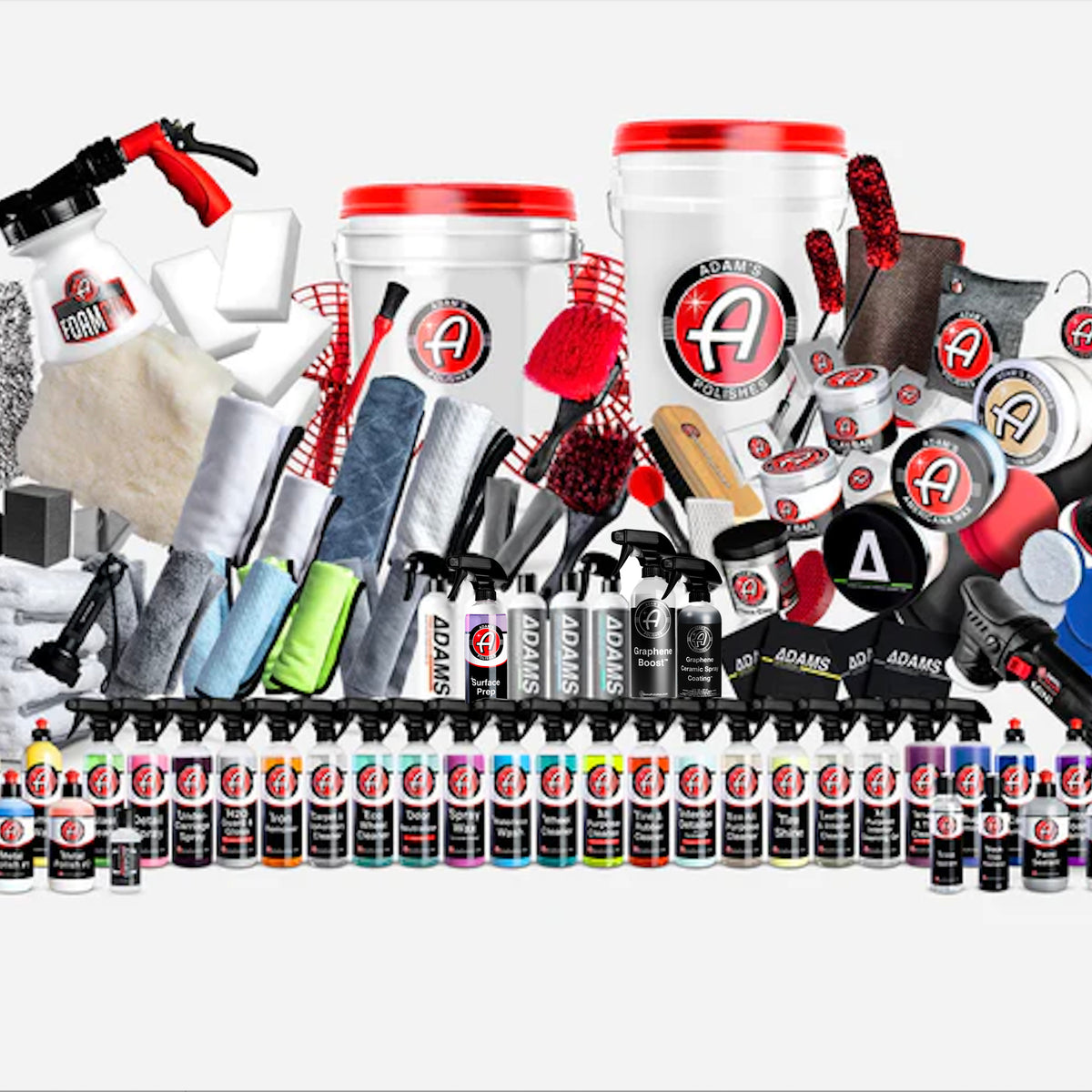 メンテナンス ADAM'S POLISHES COMPLETE REGIMEN Adam's Everything You Need Kit | One of Everything Detailing Kit