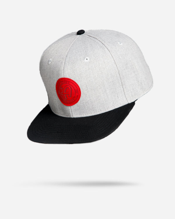 Adam's Grey Hat - Red Patch