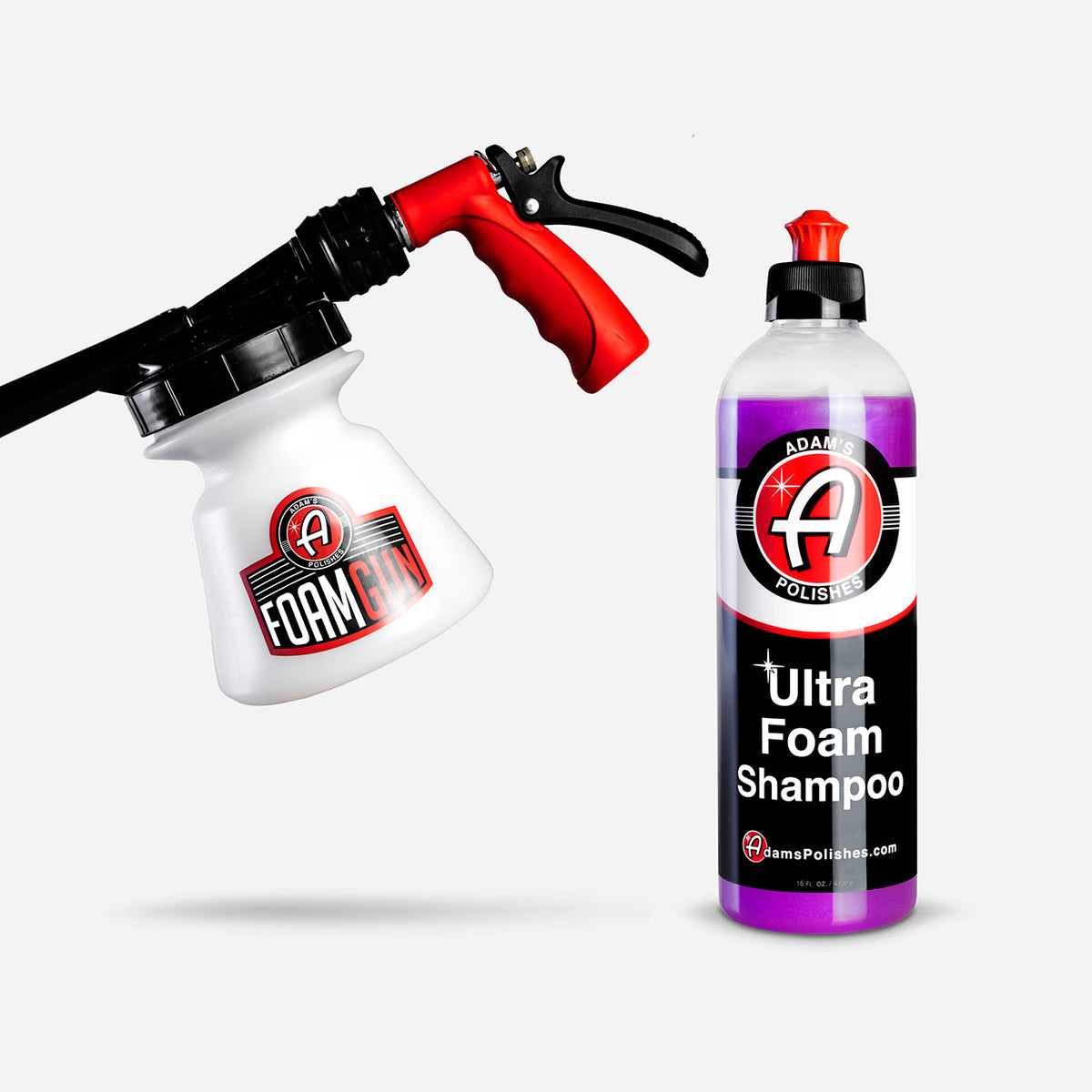 Adam's Polishes Standard Foam Gun with Ultra Foam Shampoo 16oz