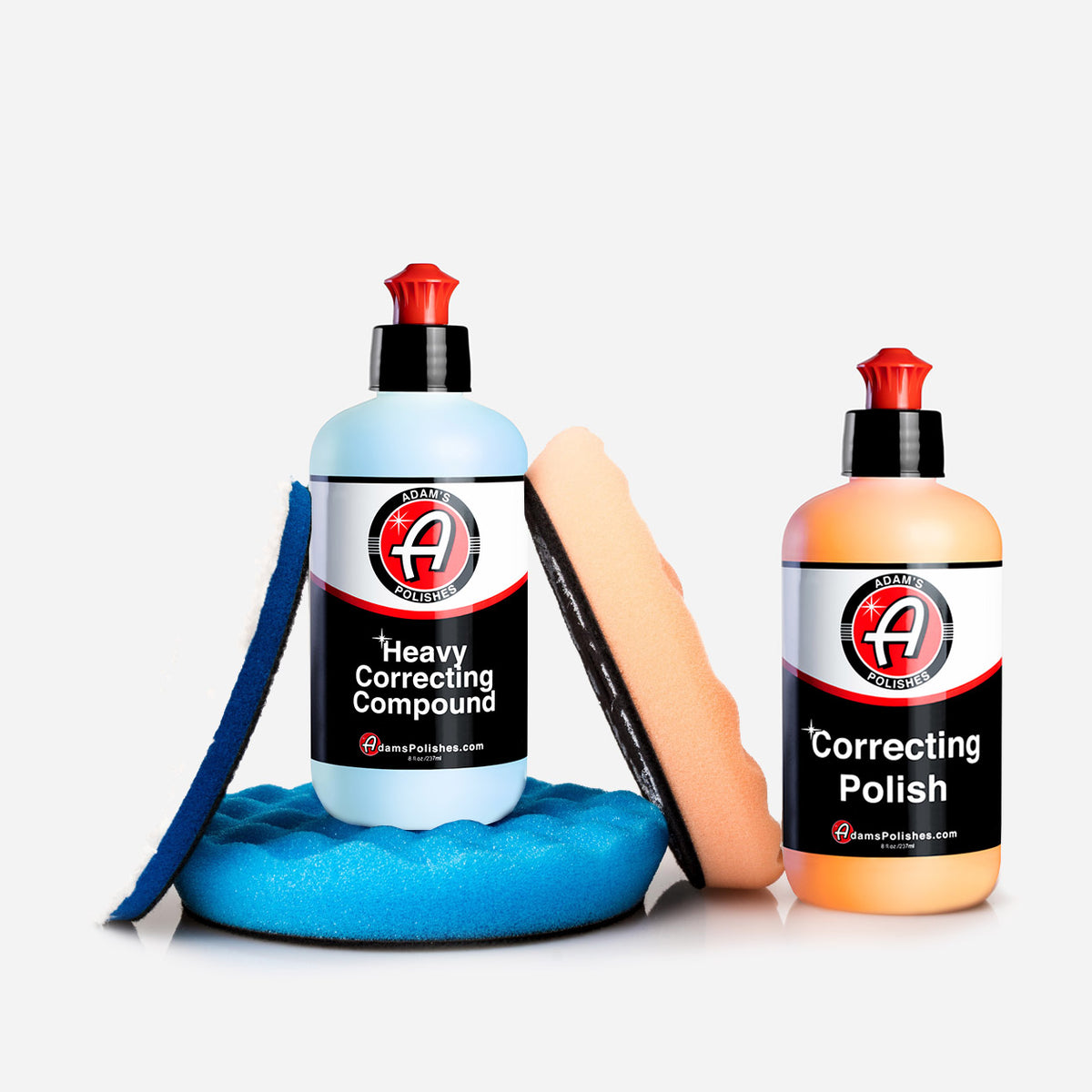 Adam's Polishes コーティング剤 2本セット Adam's Polishes 2 Step Polishing System | Compound & Polish