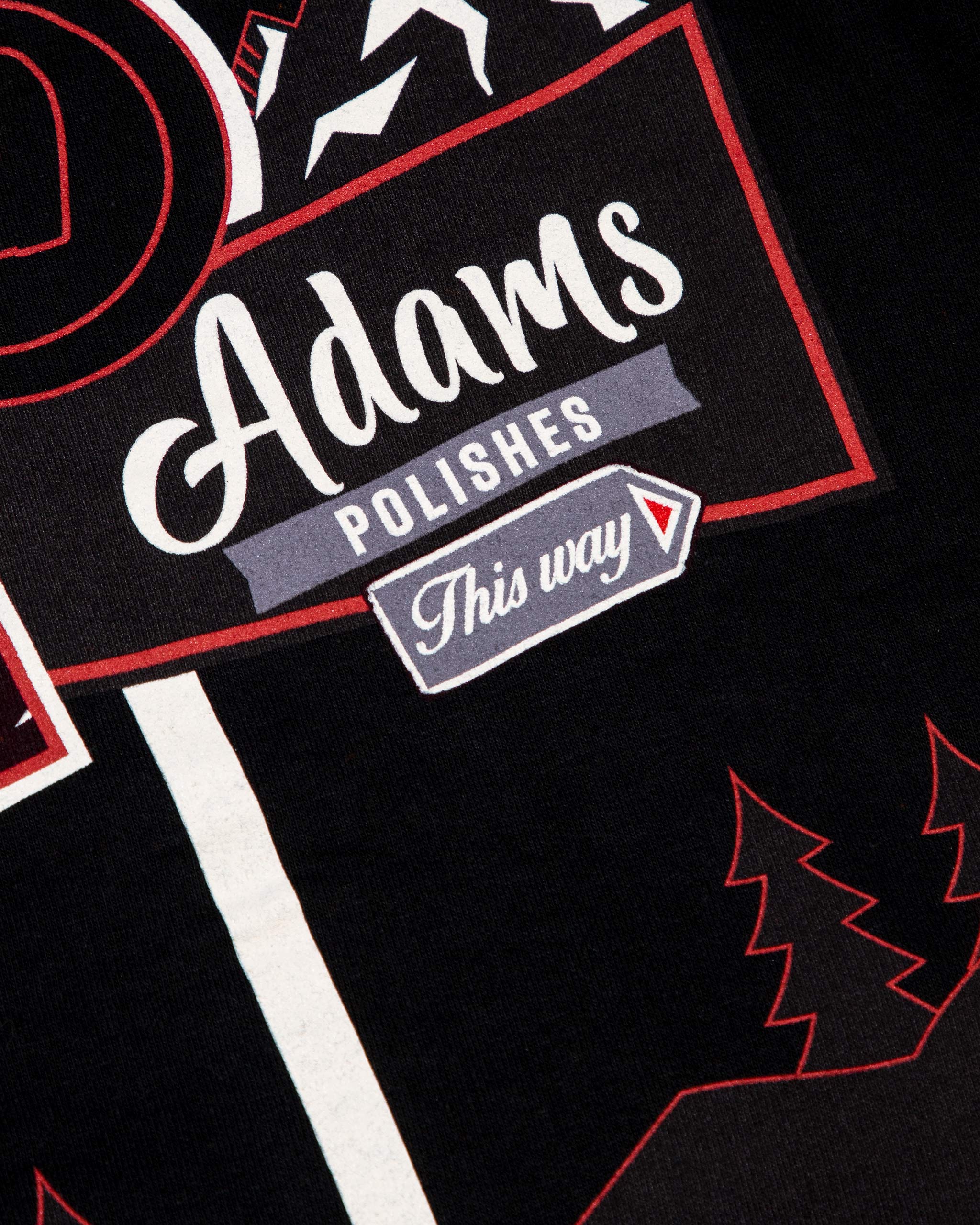 Adam's Holiday Sign Black Hoodie