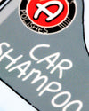 Adam's Cartoon Car Shampoo Gallon Sticker