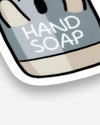 Adam's Cartoon Hand Soap Sticker