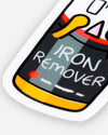Adam's Cartoon Iron Remover Sticker