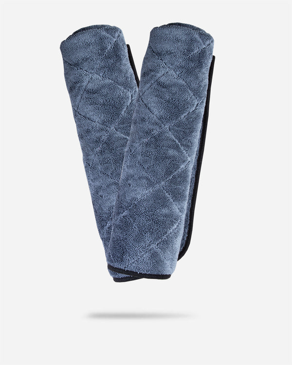 Adam's Gray Jumbo Plush Car Drying Microfiber Towel For Detailing