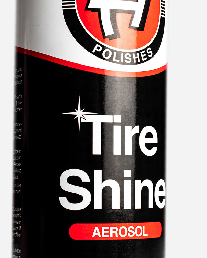 Maximum Tire Shine with Minimum Effort  Adam's Polishes Aerosol Tire Shine  