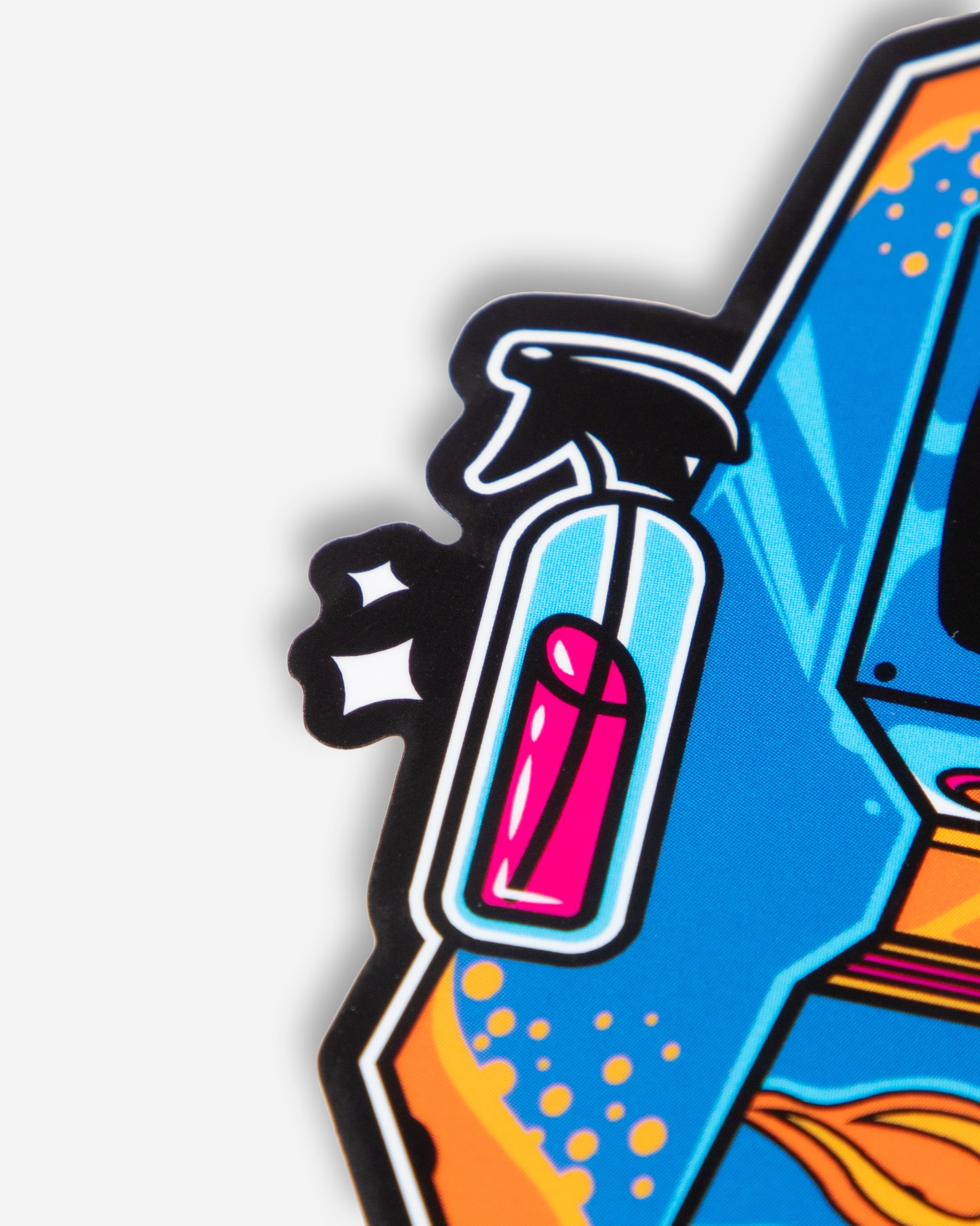 Adam's Clean Over Arcade Sticker